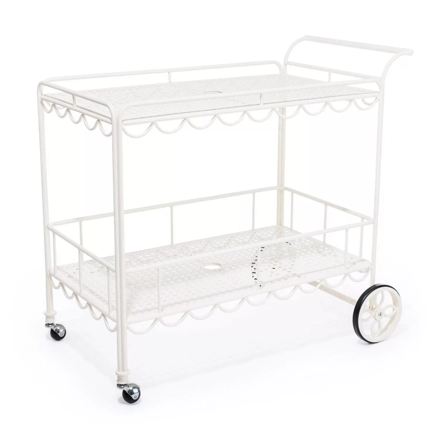 Al Fresco Bar Carts>Business & Pleasure Co. The Al Fresco Bar Cart - Antique White