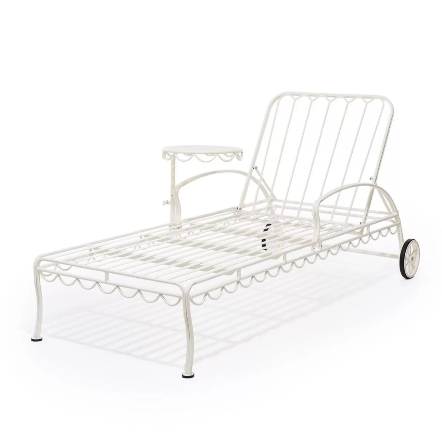 Al Fresco Sun Loungers>Business & Pleasure Co. The Al Fresco Sun Lounger - Antique White