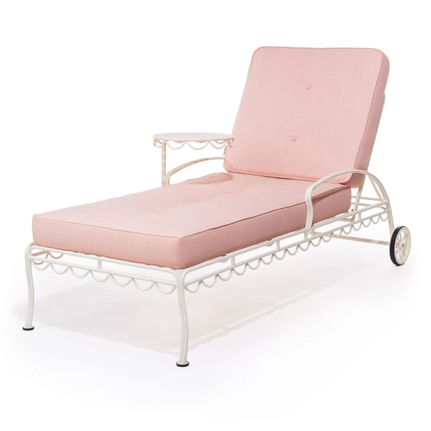 Chair Cushions>Business & Pleasure Co. The Al Fresco Sun Lounger Cushion - Dusty Pink