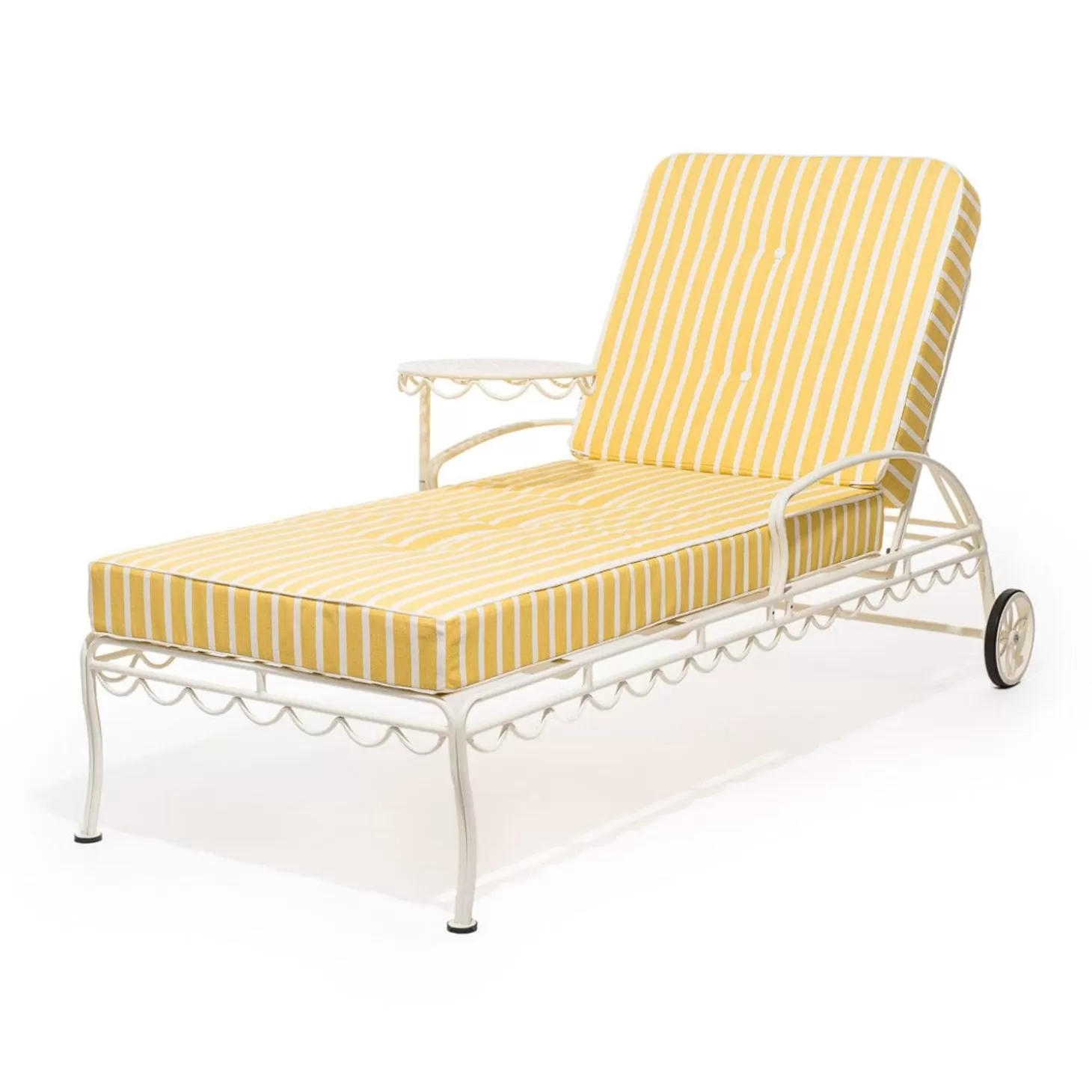 Chair Cushions>Business & Pleasure Co. The Al Fresco Sun Lounger Cushion - Monaco Mimosa Stripe