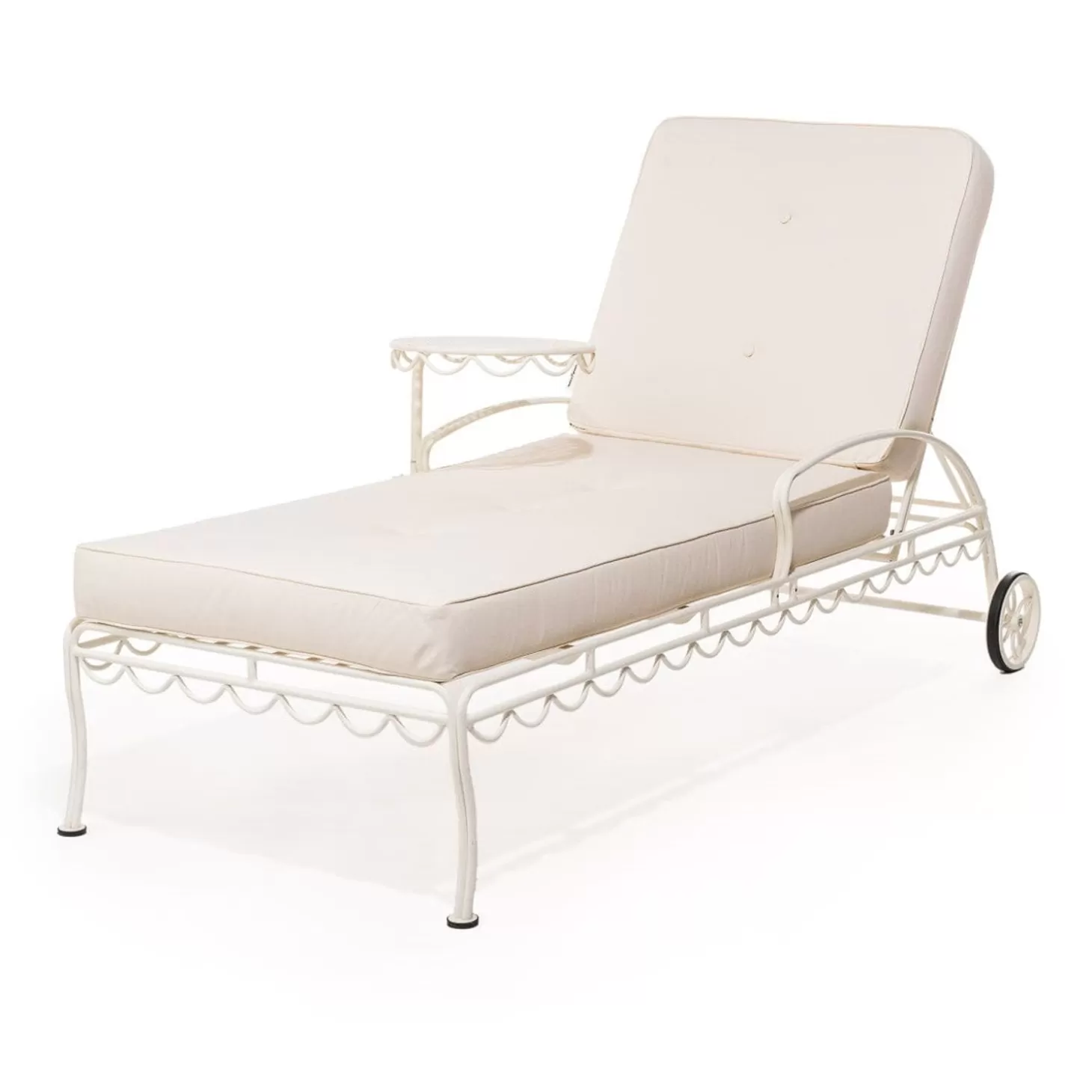 Chair Cushions>Business & Pleasure Co. The Al Fresco Sun Lounger Cushion - Off White