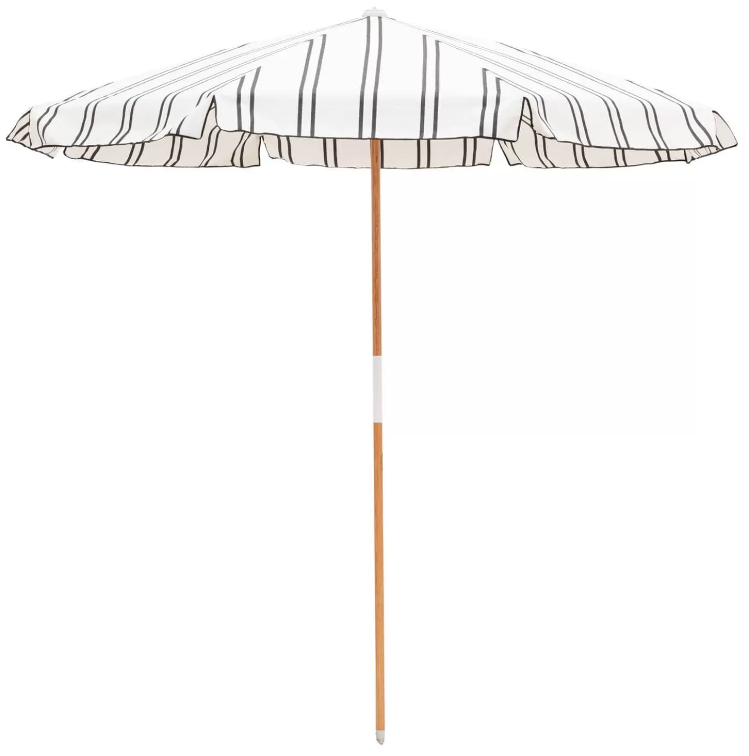 Amalfi Umbrellas>Business & Pleasure Co. The Amalfi Umbrella - Black Two Stripe