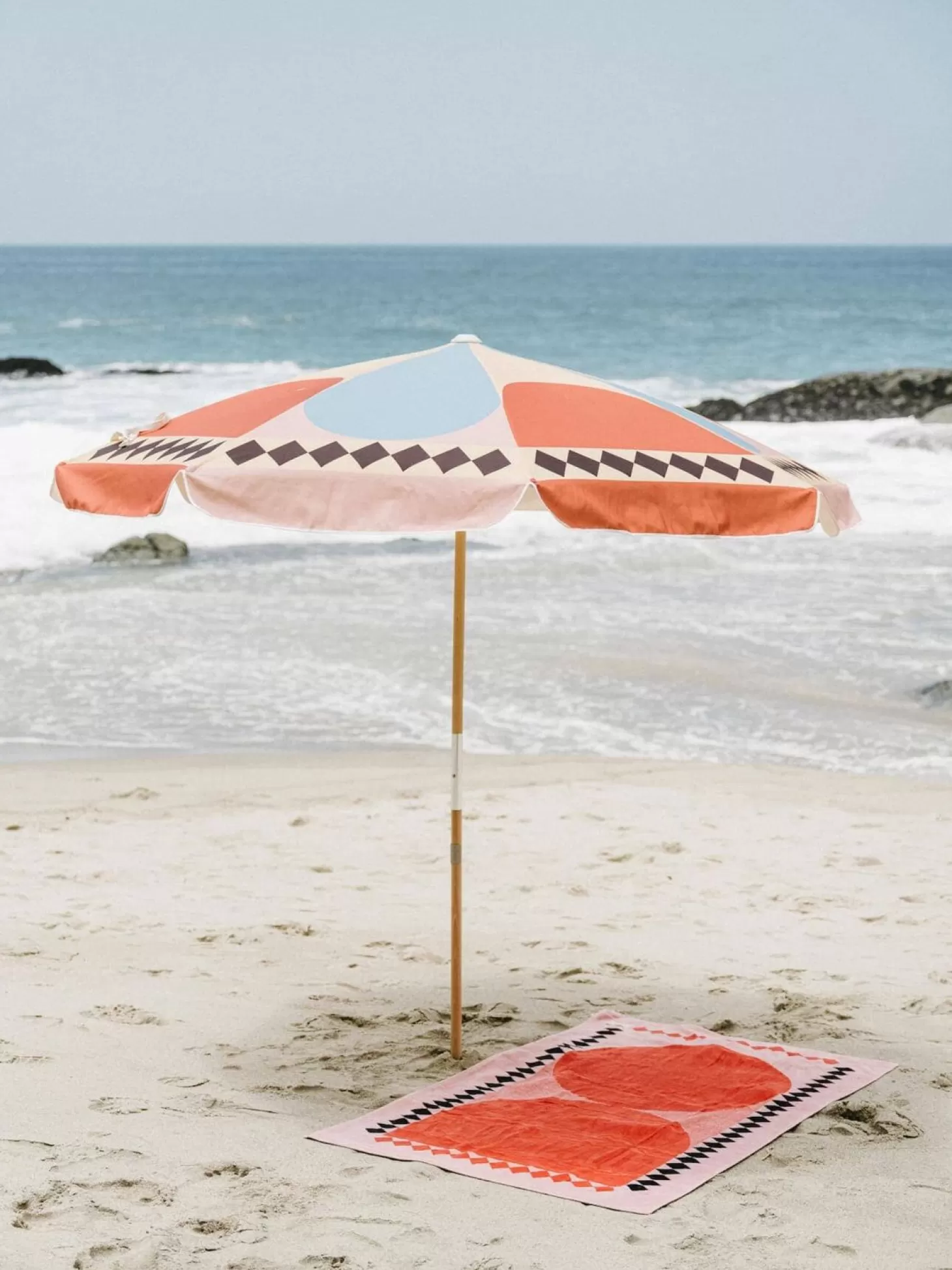 Amalfi Umbrellas>Business & Pleasure Co. The Amalfi Umbrella - Diamond Pink