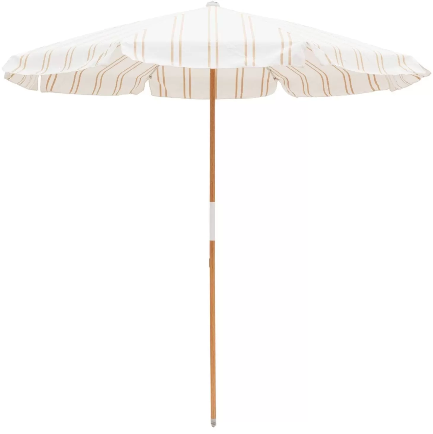 Amalfi Umbrellas>Business & Pleasure Co. The Amalfi Umbrella - Sand Two Stripe