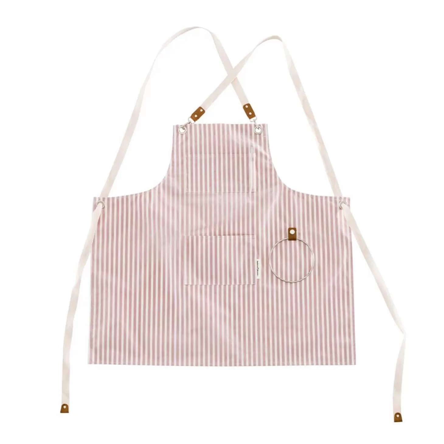 Table Linens>Business & Pleasure Co. The Apron - Lauren'S Pink Stripe