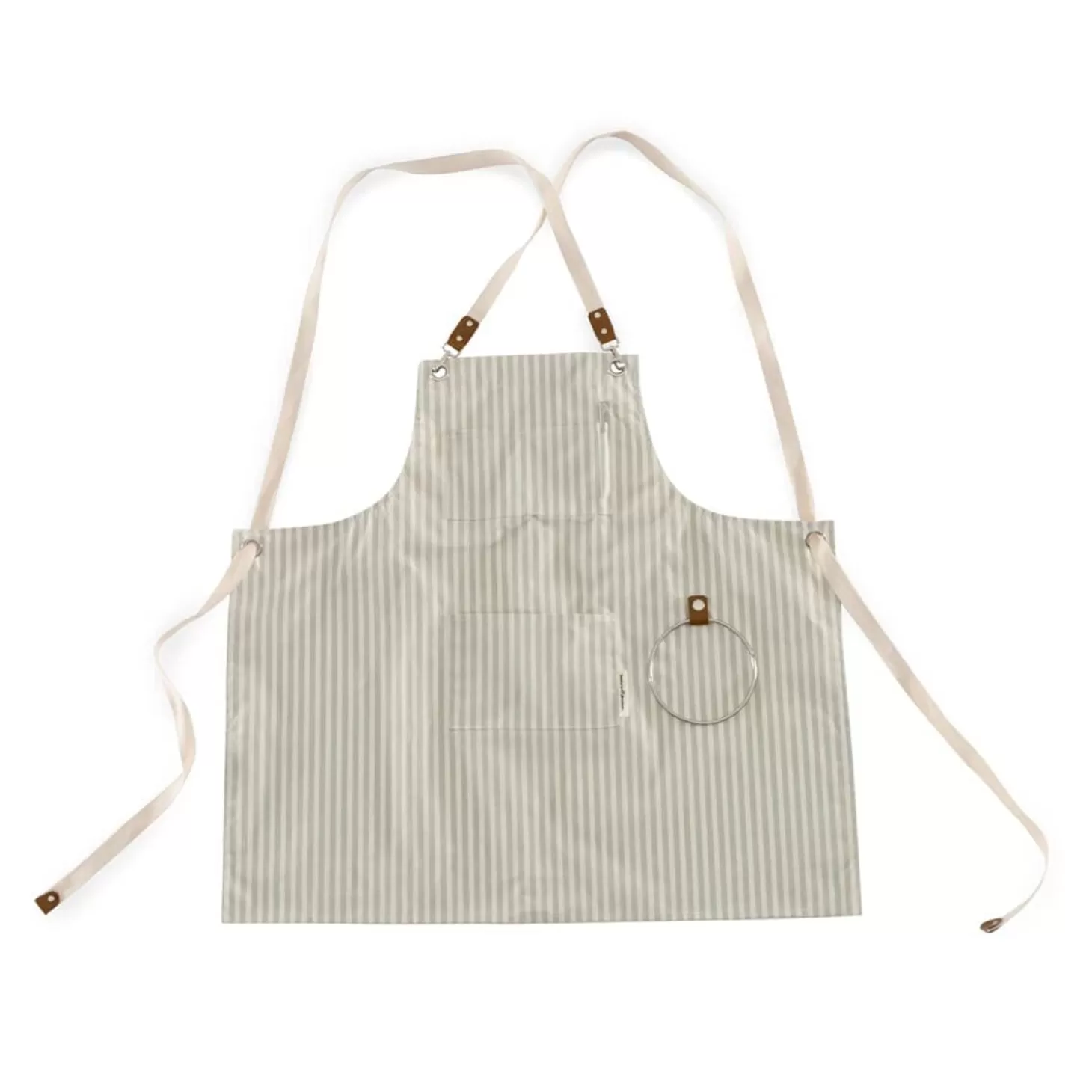 Table Linens>Business & Pleasure Co. The Apron - Lauren'S Sage Stripe