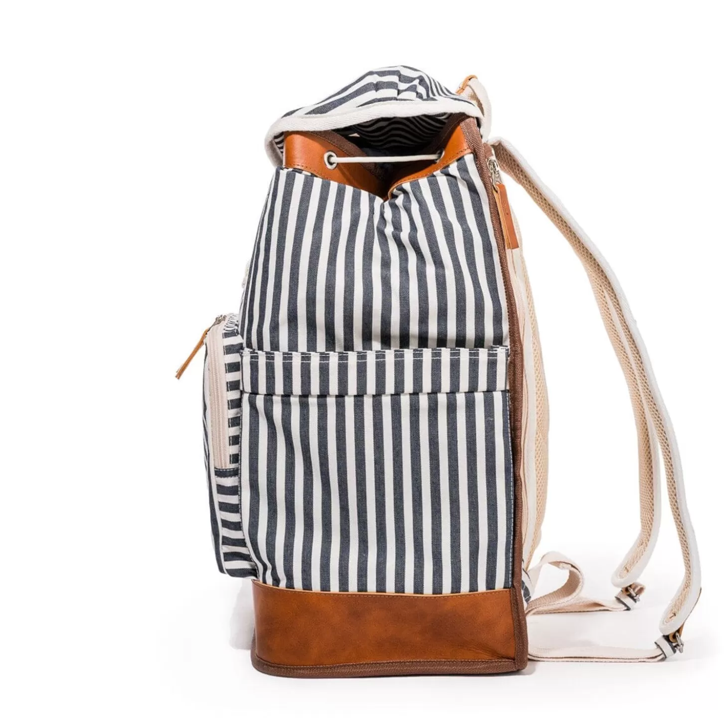 Backpack Coolers>Business & Pleasure Co. The Backpack Cooler - Laurens Navy Stripe