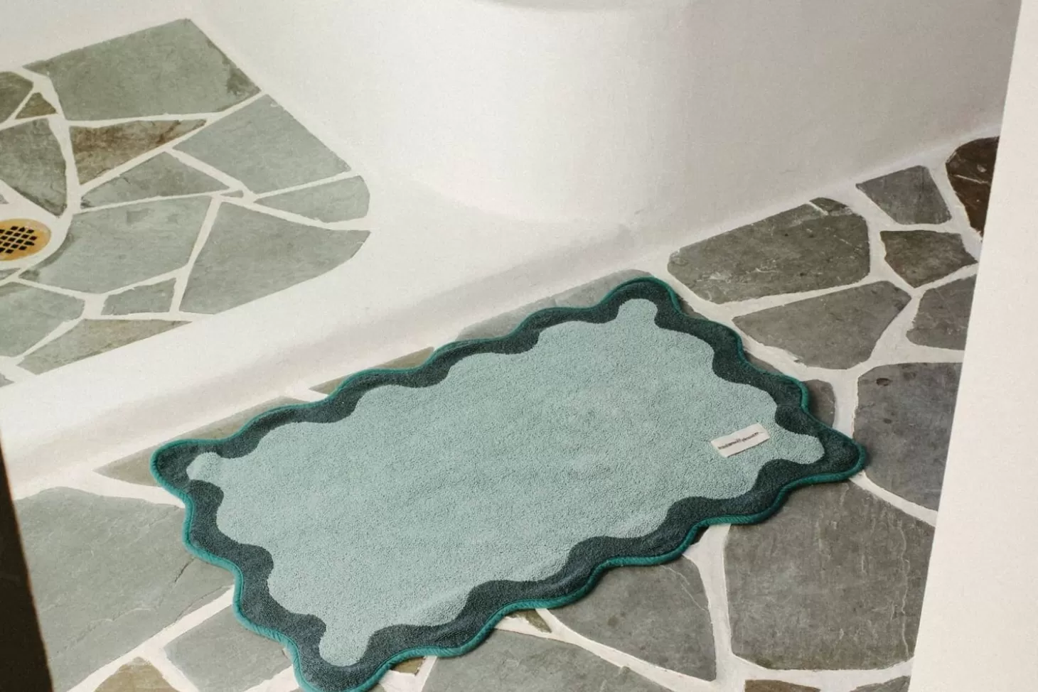 Bath Mats>Business & Pleasure Co. The Bath Mat - Rivie Green