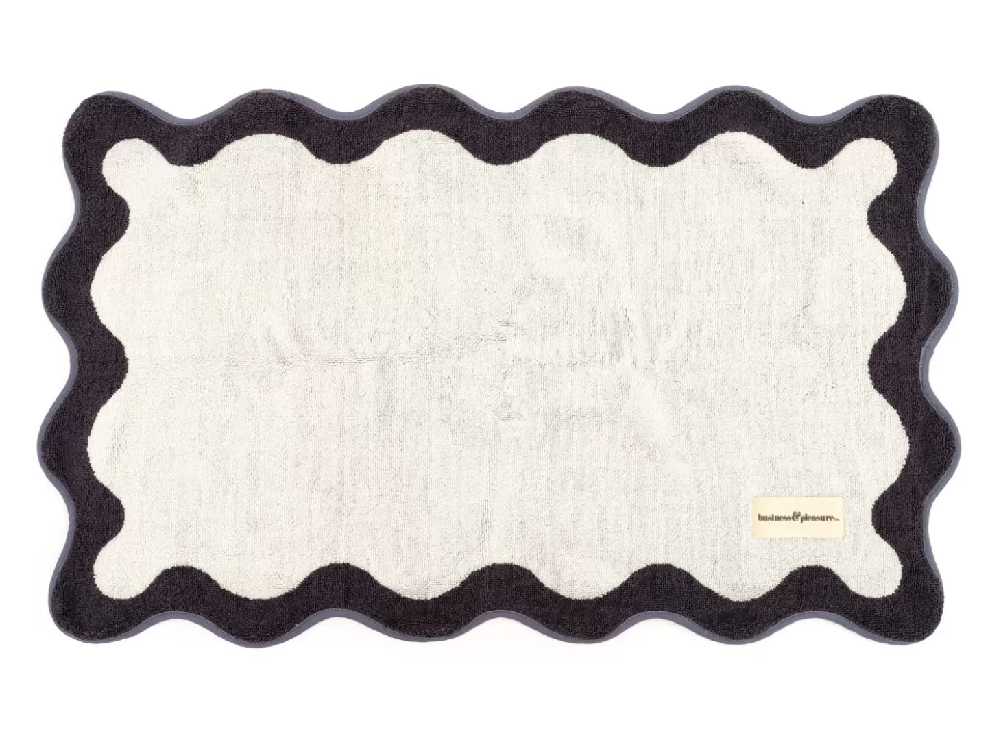 Bath Mats>Business & Pleasure Co. The Bath Mat - Rivie White