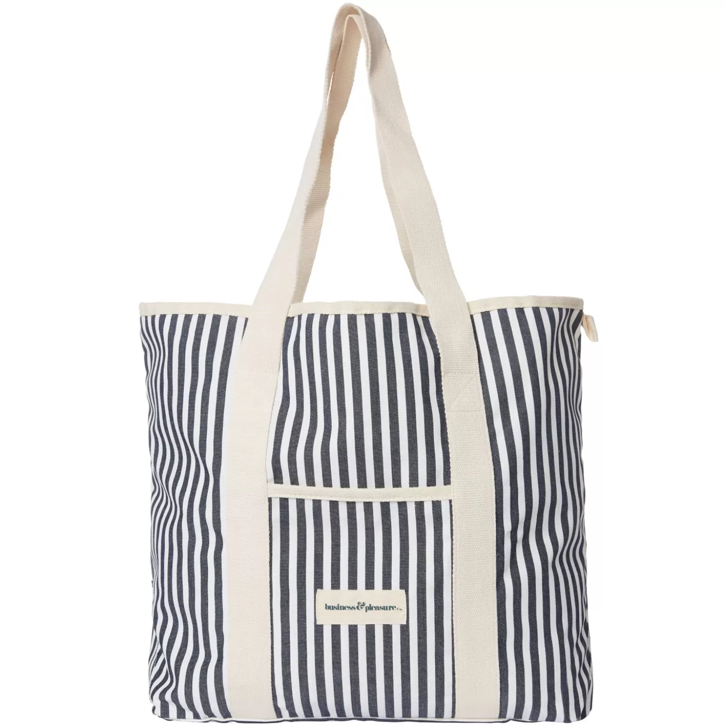 Beach Bags>Business & Pleasure Co. The Beach Bag - Lauren'S Navy Stripe