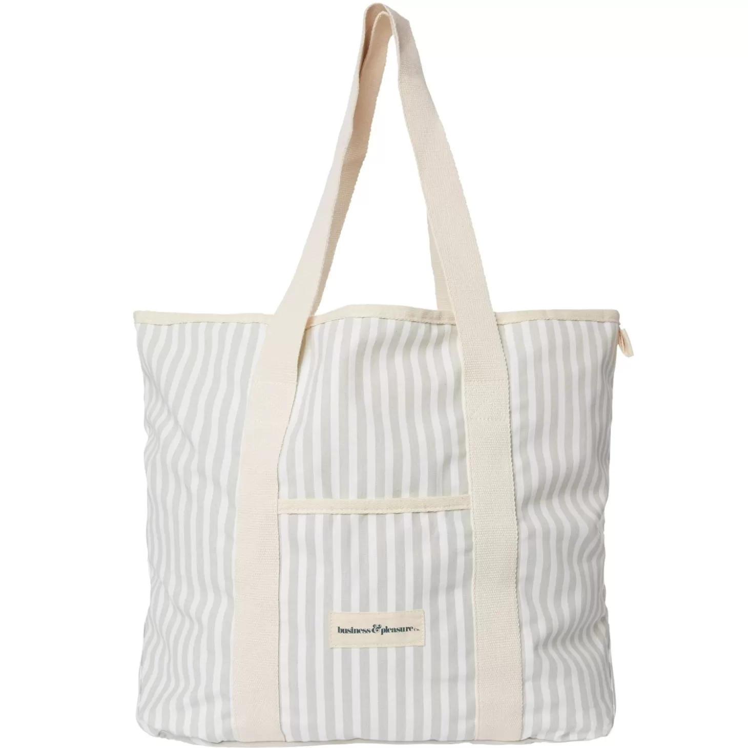 Beach Bags>Business & Pleasure Co. The Beach Bag - Lauren'S Sage Stripe