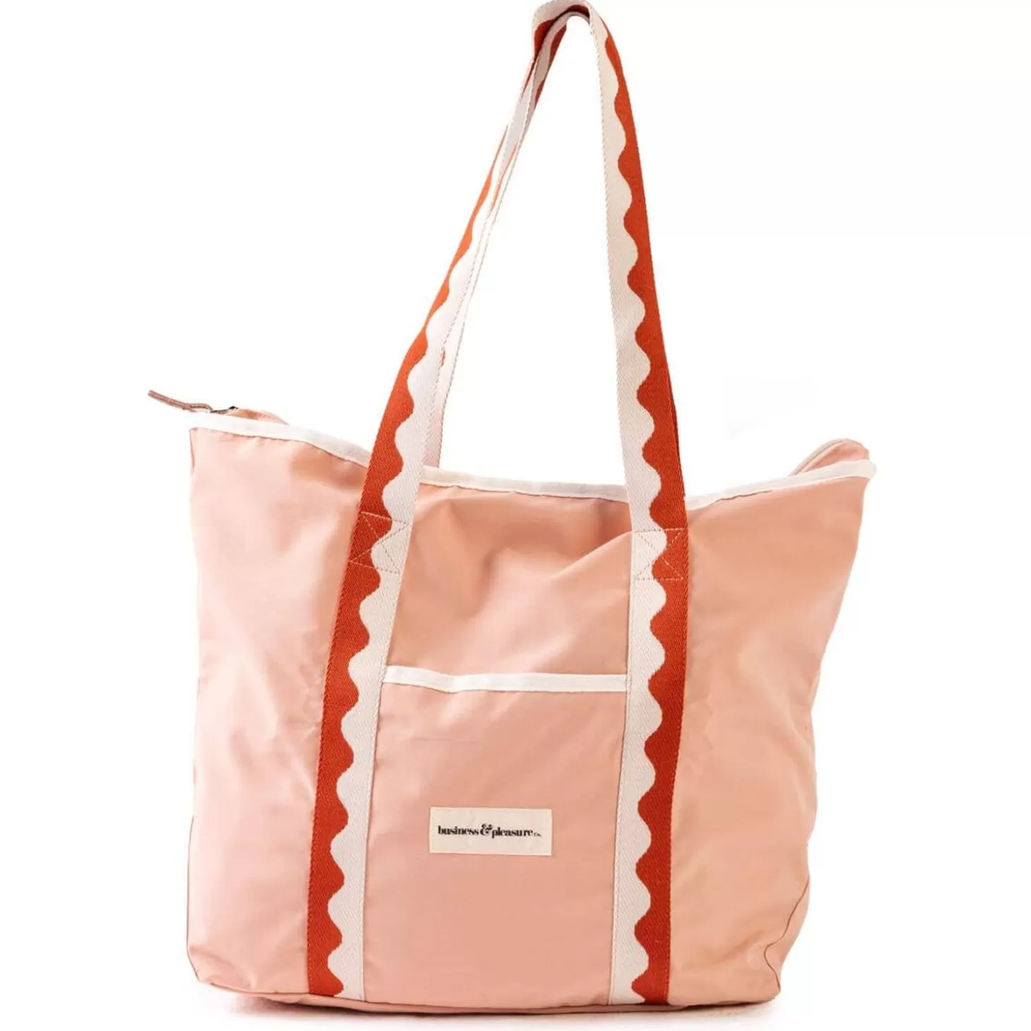 Beach Bags>Business & Pleasure Co. The Beach Bag - Rivie Pink