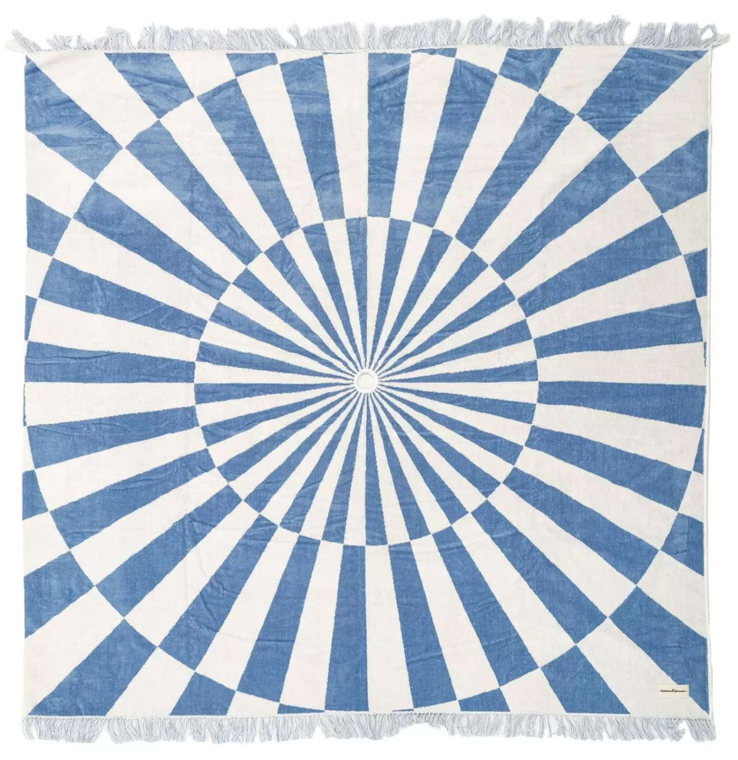 Beach Blankets>Business & Pleasure Co. The Beach Blanket - Classic Blue Spiral