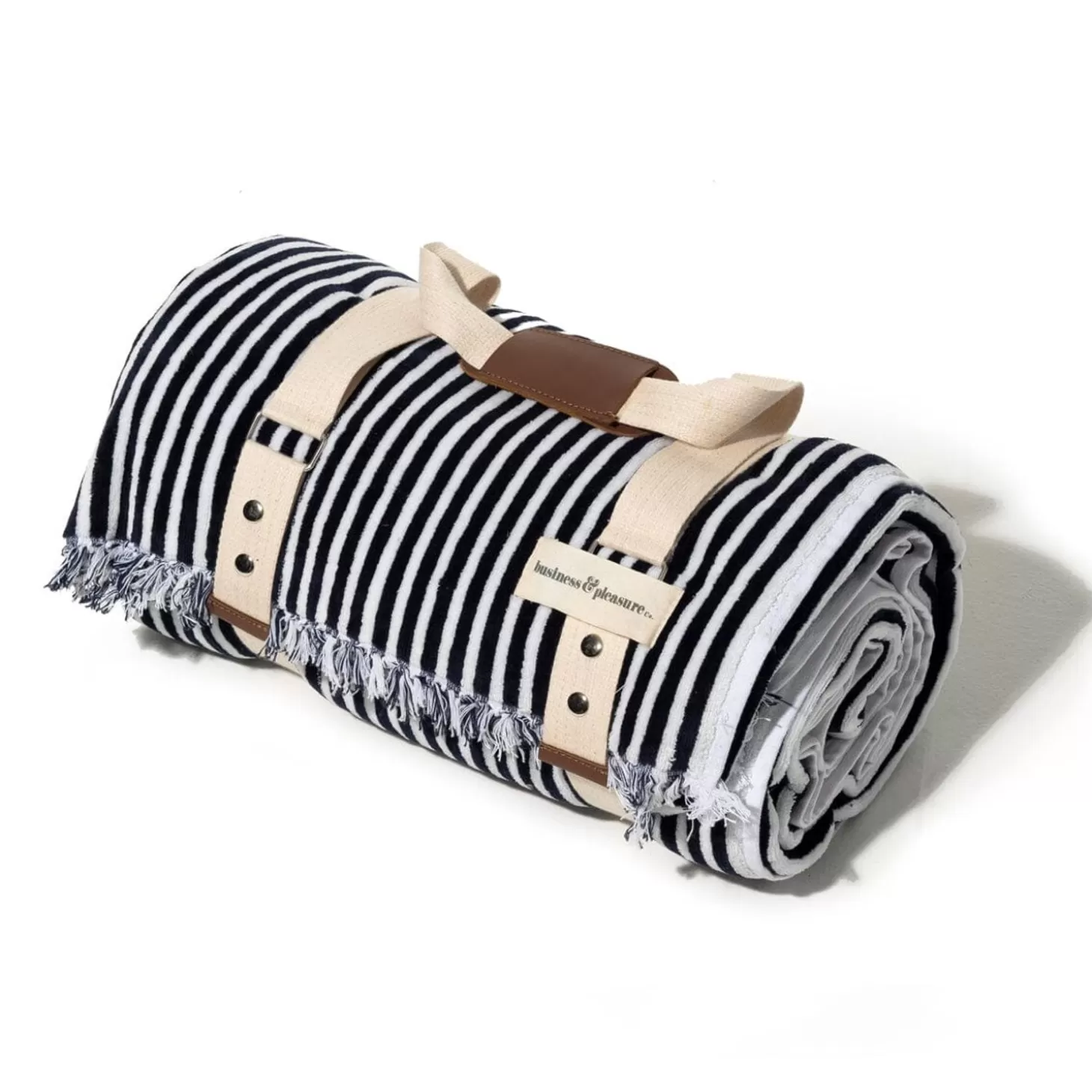 Beach Blankets>Business & Pleasure Co. The Beach Blanket - Lauren'S Navy Stripe