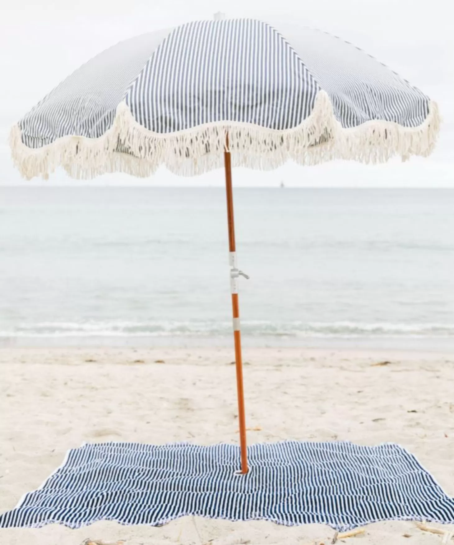 Beach Blankets>Business & Pleasure Co. The Beach Blanket - Lauren'S Navy Stripe