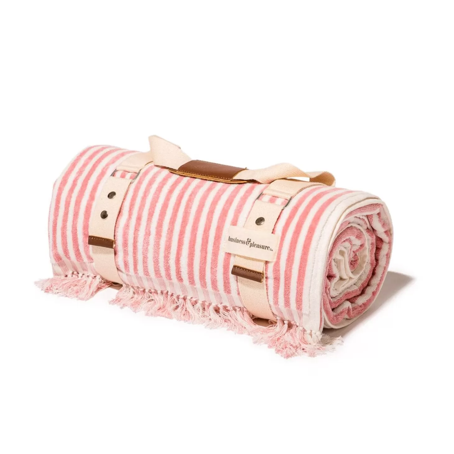 Beach Blankets>Business & Pleasure Co. The Beach Blanket - Lauren'S Pink Stripe