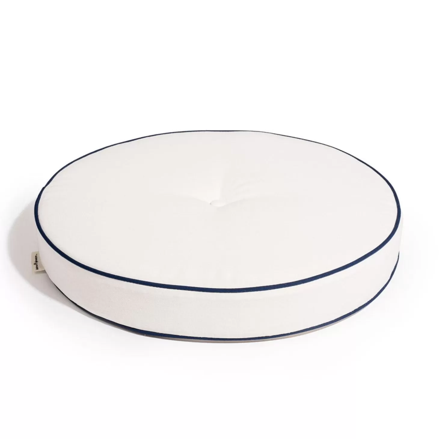 Outdoor Cushions>Business & Pleasure Co. The Circular Pillow - Rivie White