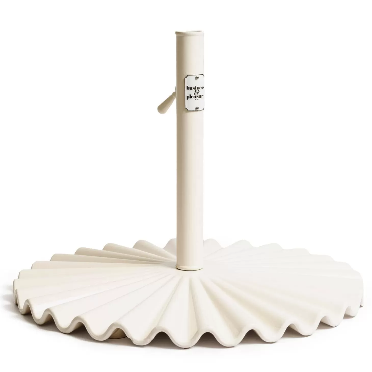 Umbrella Bases>Business & Pleasure Co. The Clamshell Base - Antique White