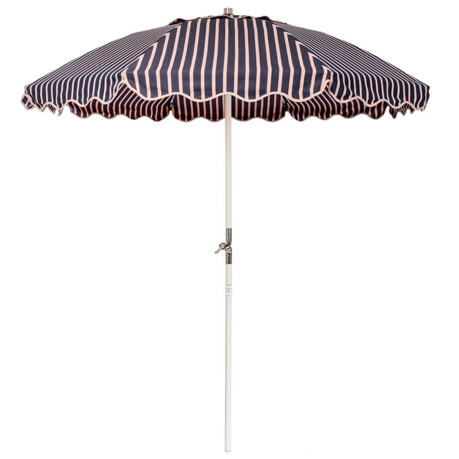 Club Umbrellas>Business & Pleasure Co. The Club Umbrella - Monaco Navy And Pink Stripe