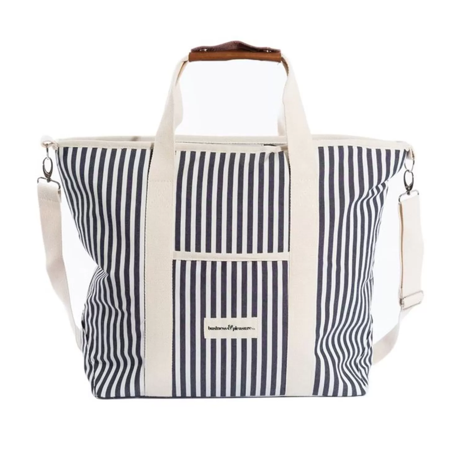 Cooler Tote Bags>Business & Pleasure Co. The Cooler Tote Bag - Lauren'S Navy Stripe