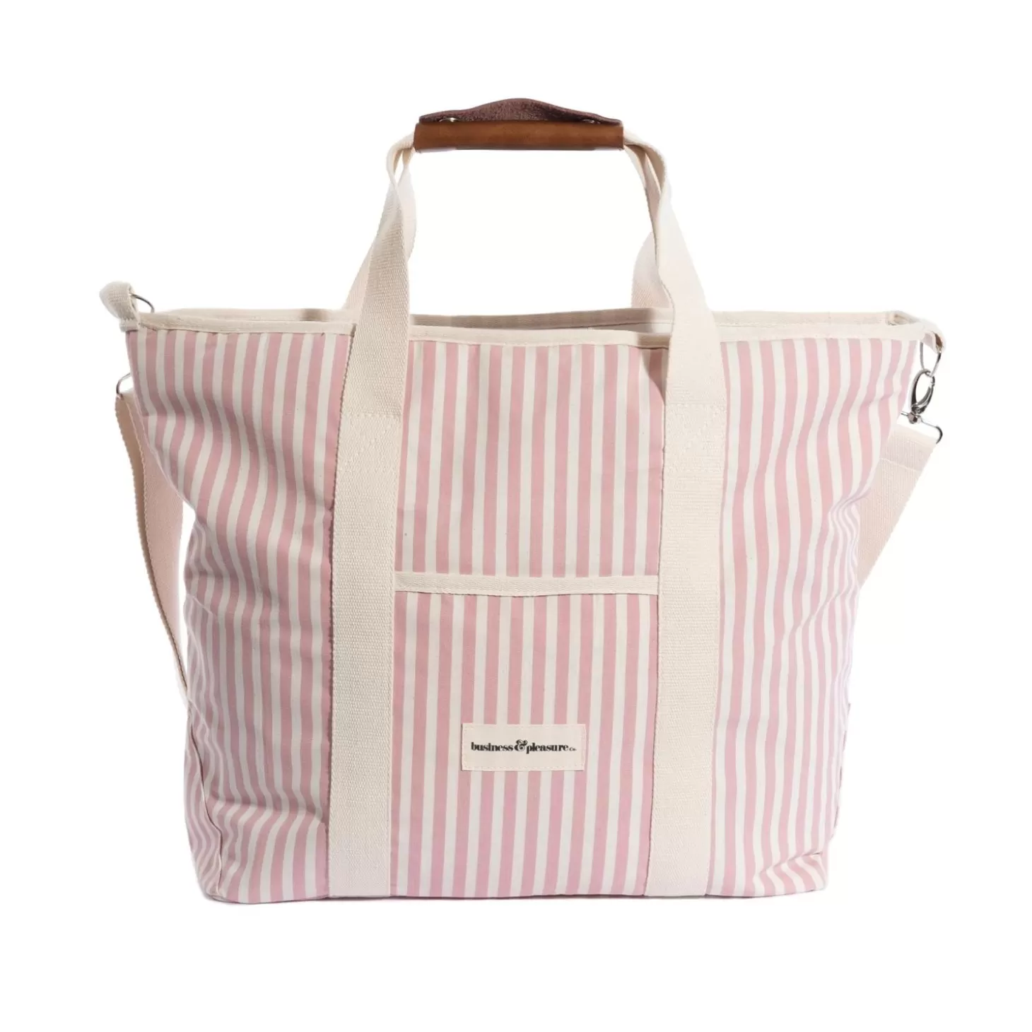 Cooler Tote Bags>Business & Pleasure Co. The Cooler Tote Bag - Lauren'S Pink Stripe