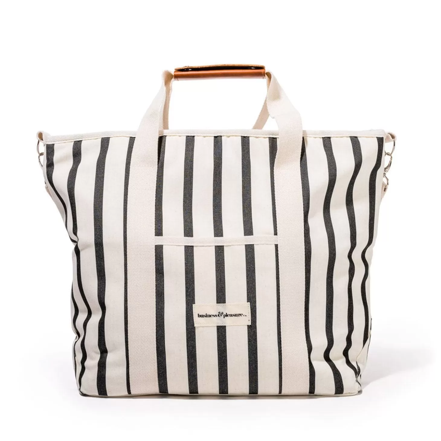 Cooler Tote Bags>Business & Pleasure Co. The Cooler Tote Bag - Monaco Black Stripe