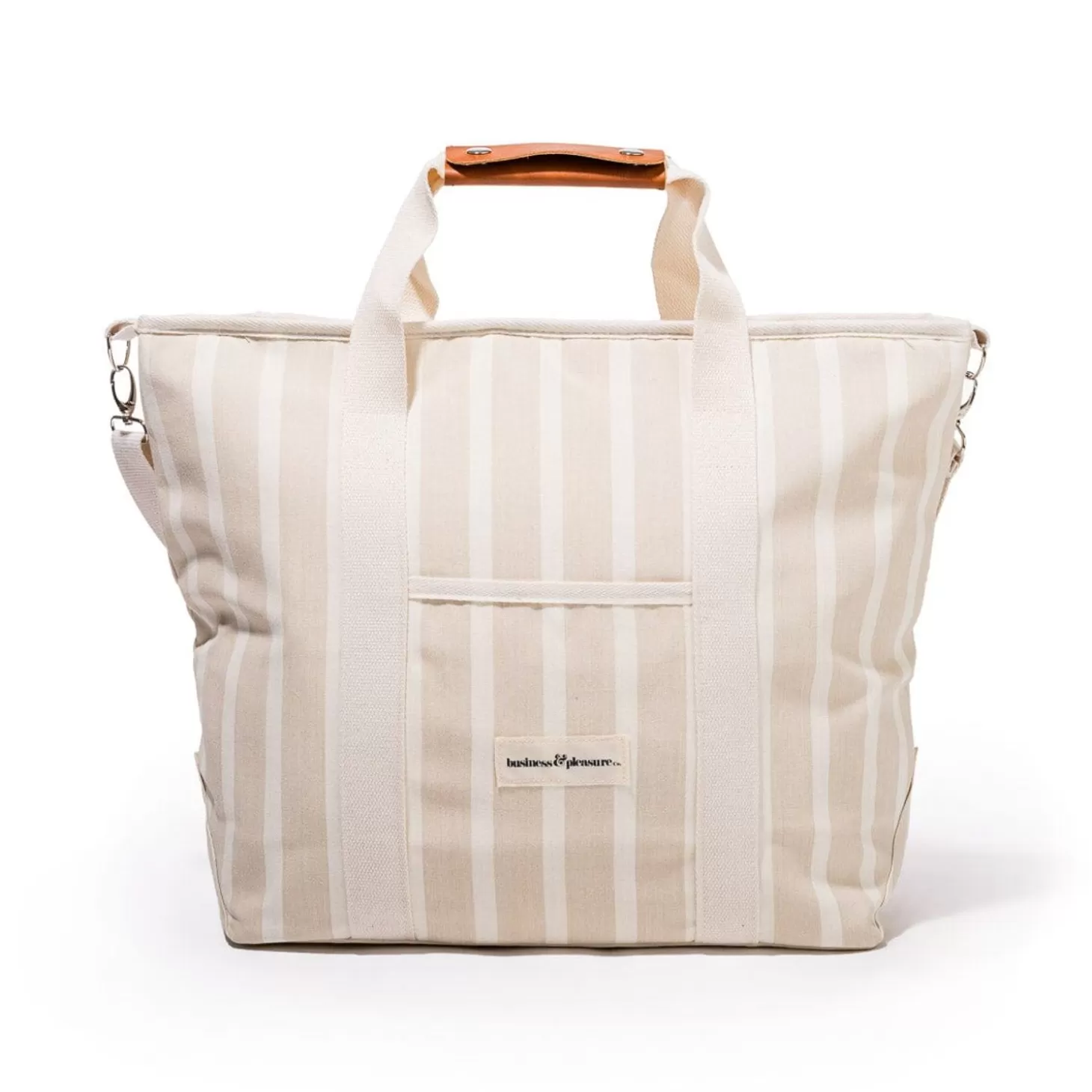 Cooler Tote Bags>Business & Pleasure Co. The Cooler Tote Bag - Monaco Natural Stripe