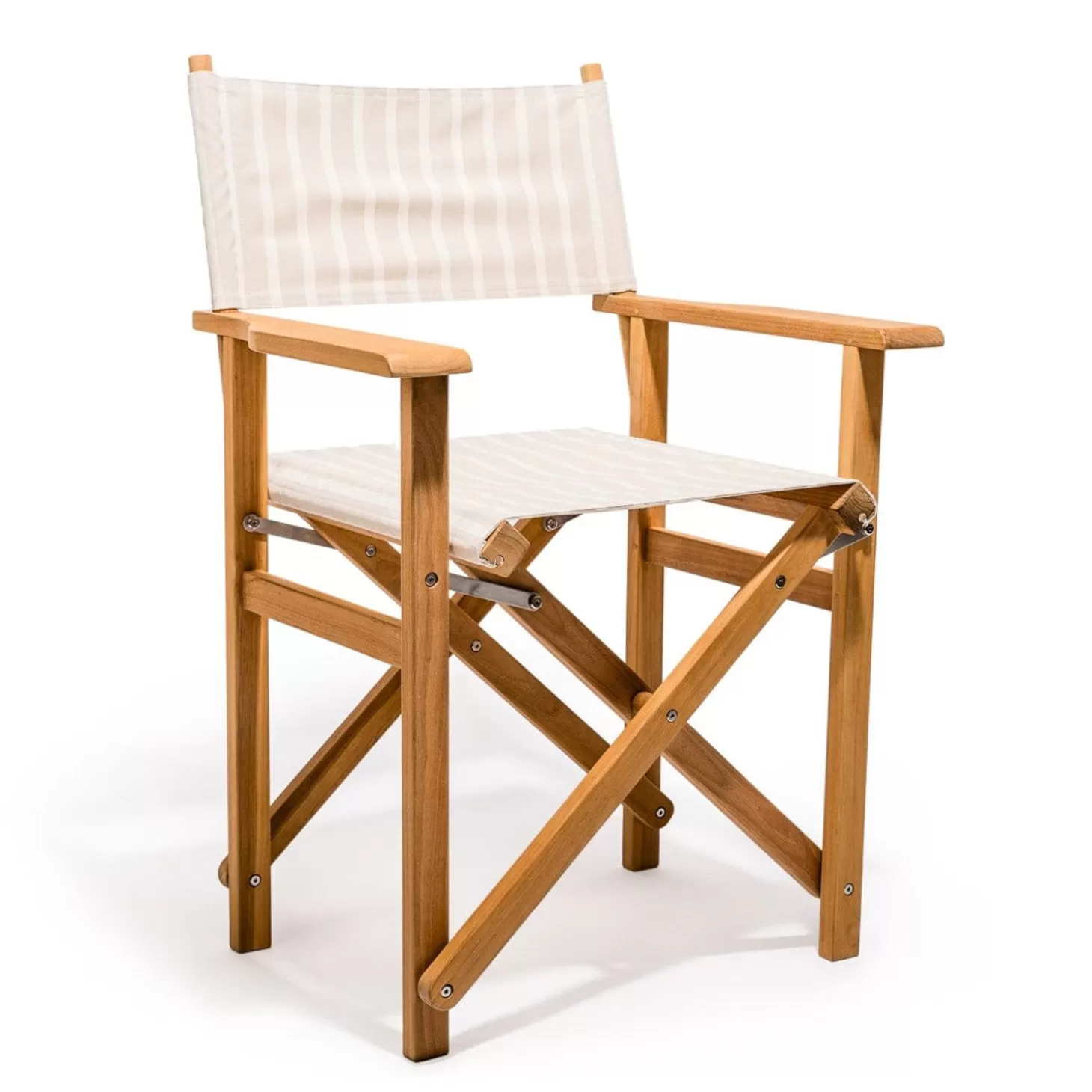 Directors Chairs>Business & Pleasure Co. The Directors Chair - Table Height - Monaco Natural Stripe