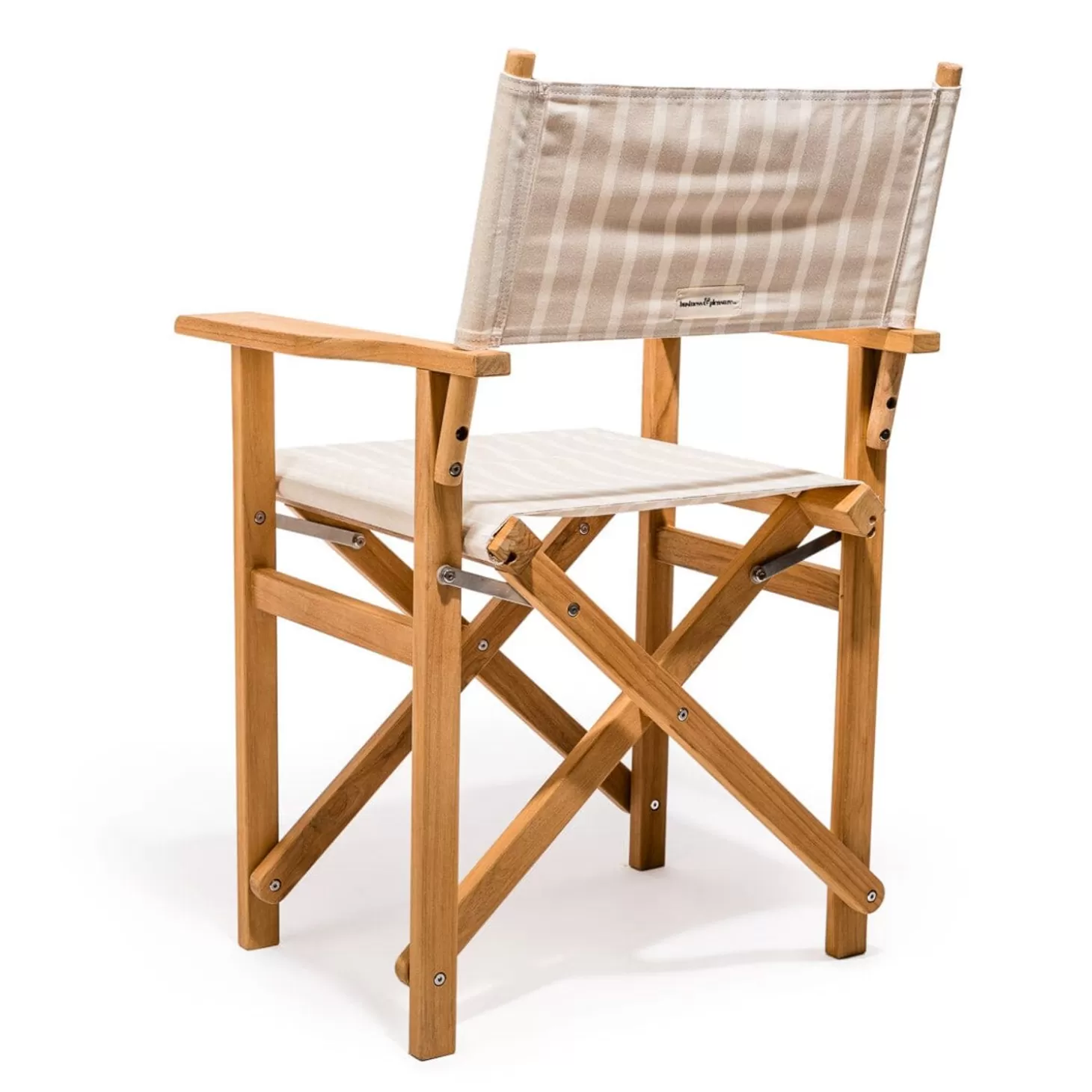 Directors Chairs>Business & Pleasure Co. The Directors Chair - Table Height - Monaco Natural Stripe