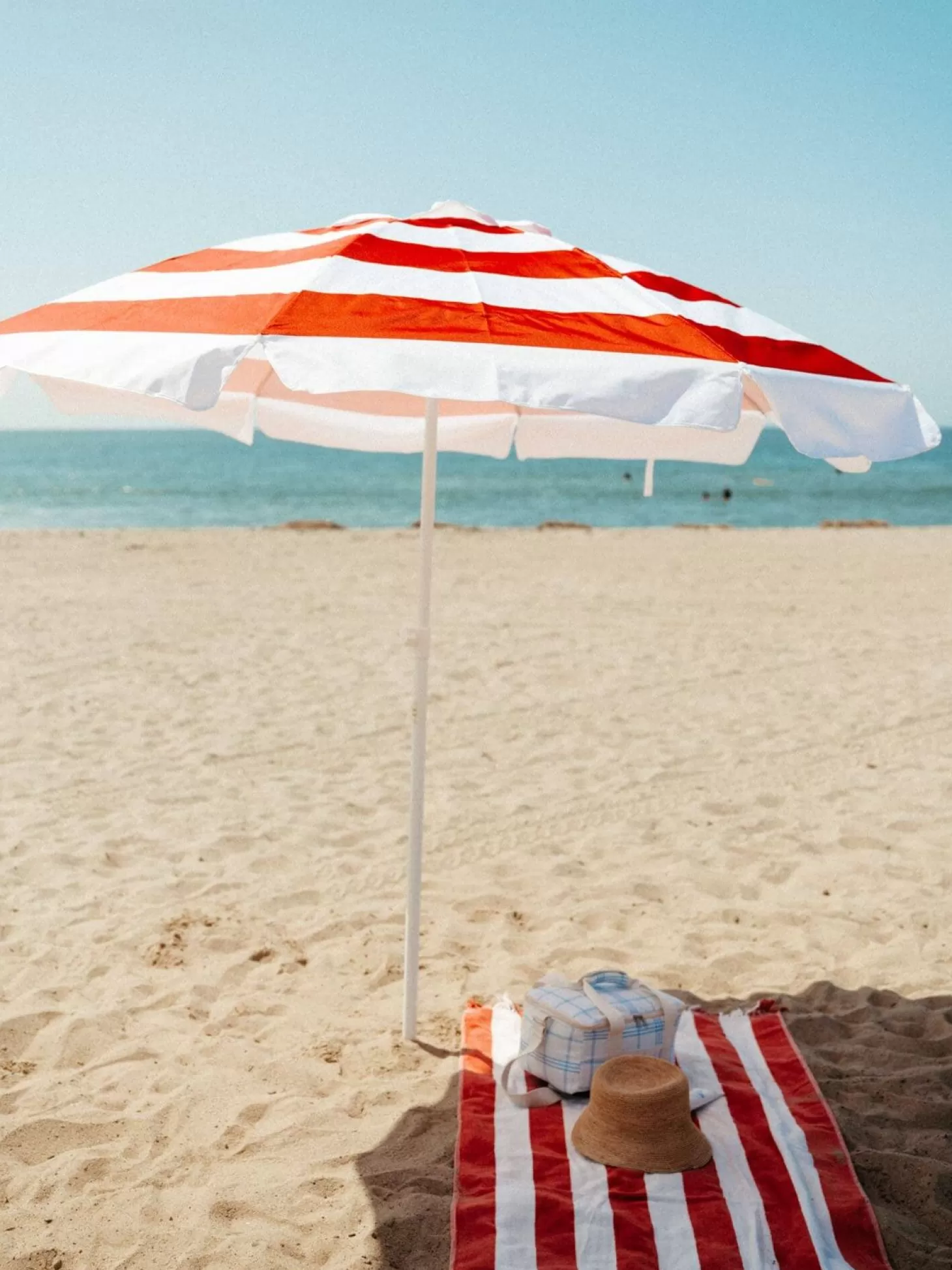 Family Beach Umbrellas>Business & Pleasure Co. The Family Beach Umbrella - Le Sirenuse Capri Stripe