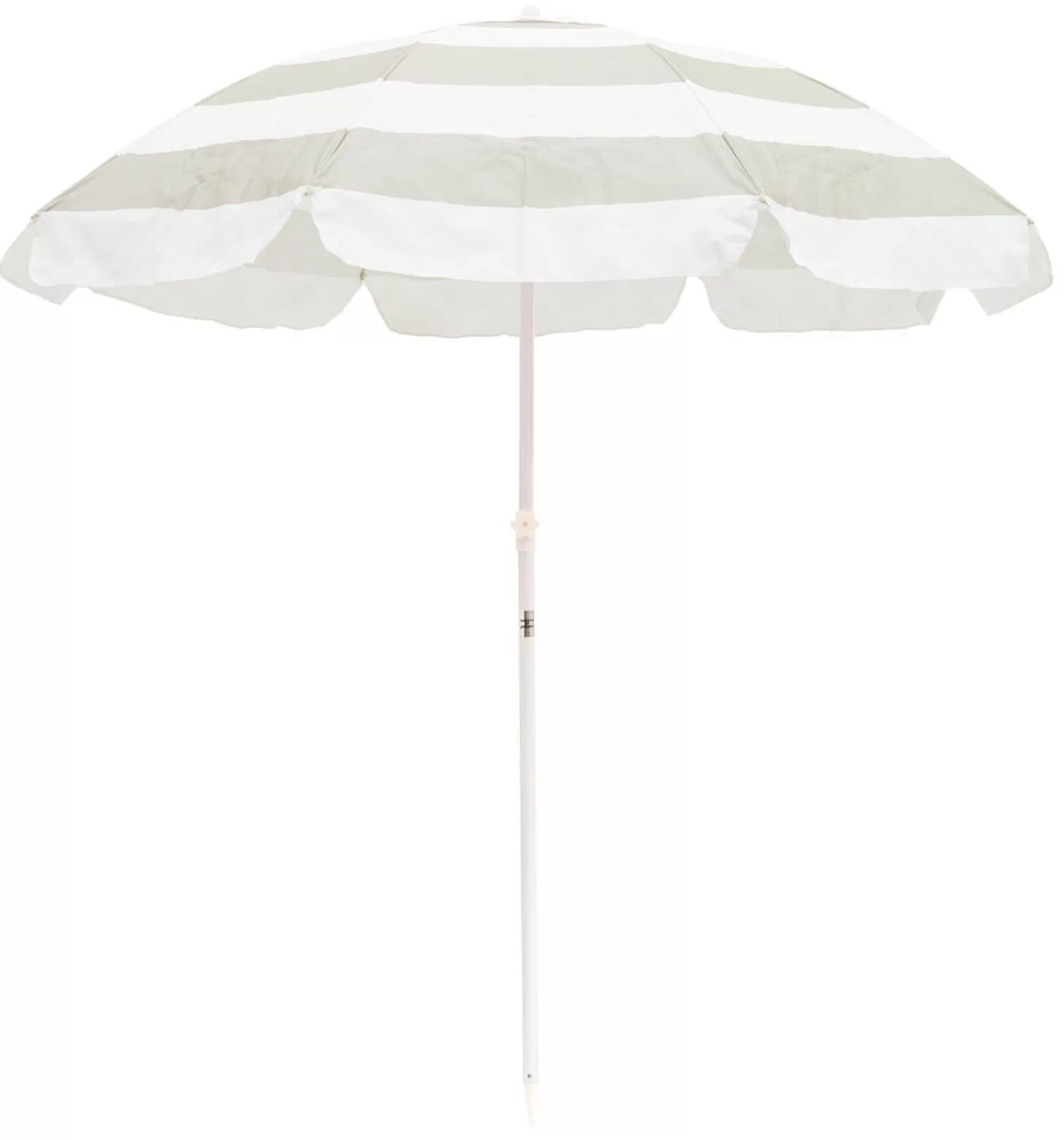 Family Beach Umbrellas>Business & Pleasure Co. The Family Beach Umbrella - Sage Capri Stripe