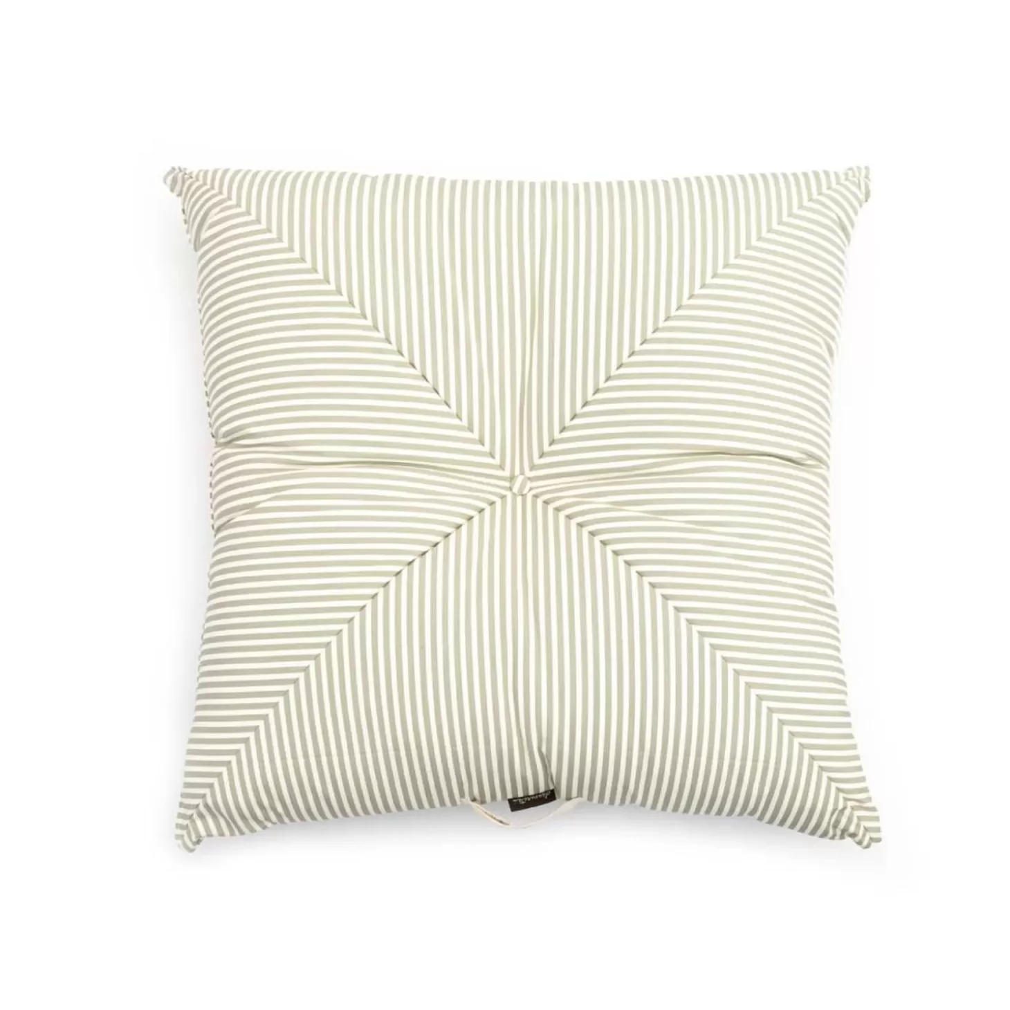 Outdoor Cushions>Business & Pleasure Co. The Floor Pillow - Lauren'S Sage Stripe