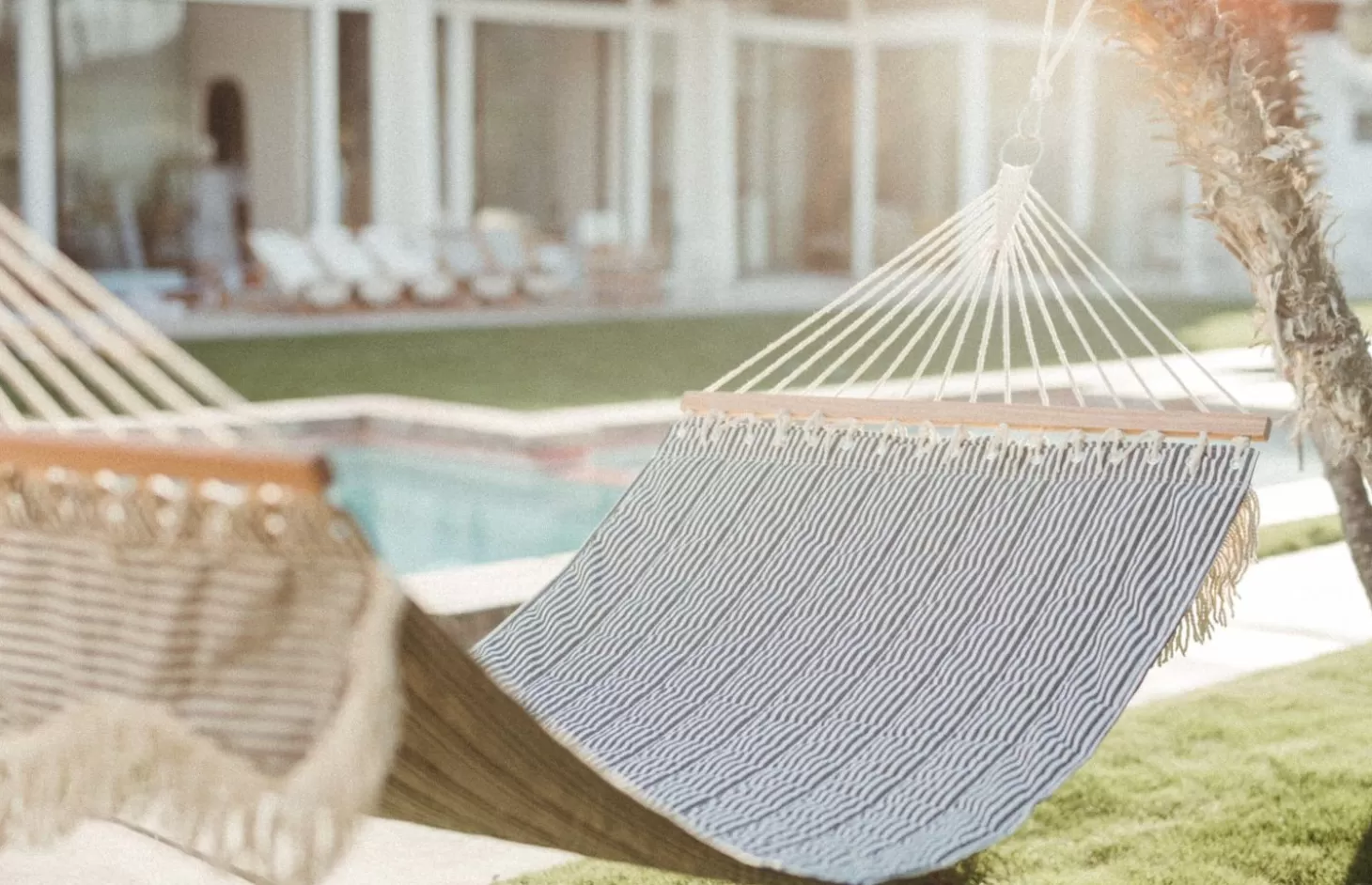 Hammocks>Business & Pleasure Co. The Hammock - Lauren'S Navy Stripe