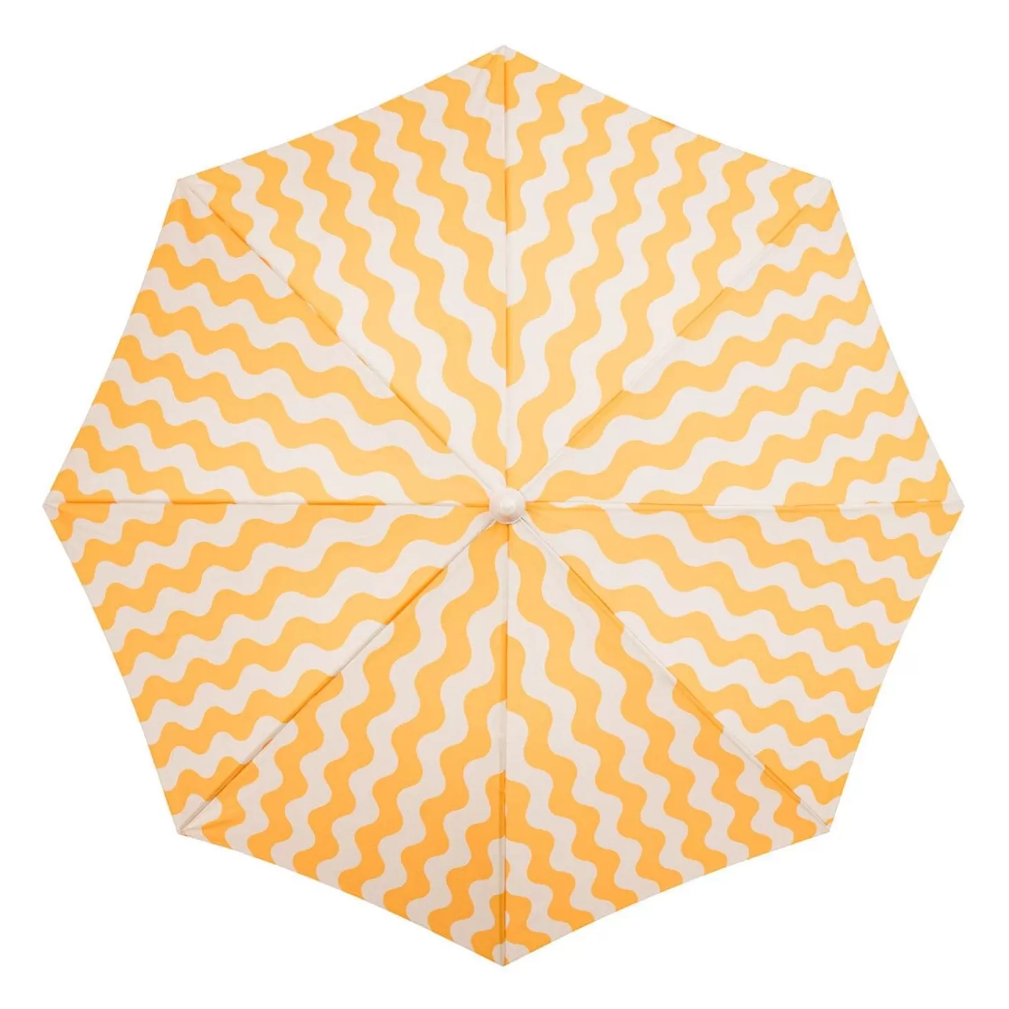 Holiday Beach Umbrellas>Business & Pleasure Co. The Holiday Beach Umbrella - Ocean Mimosa Stripe