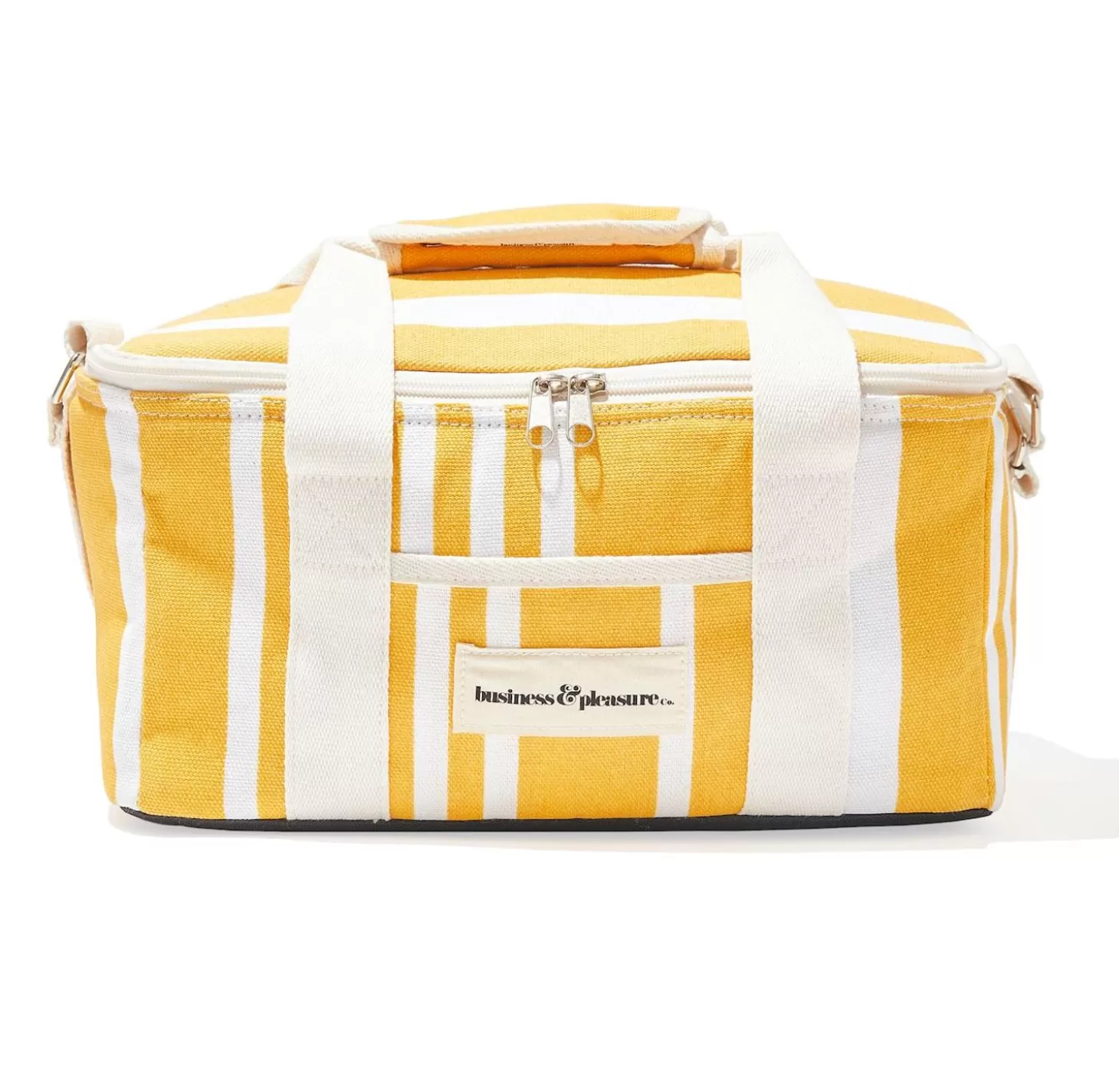 Holiday Cooler Bags>Business & Pleasure Co. The Holiday Cooler Bag - Fff Yellow Stripe