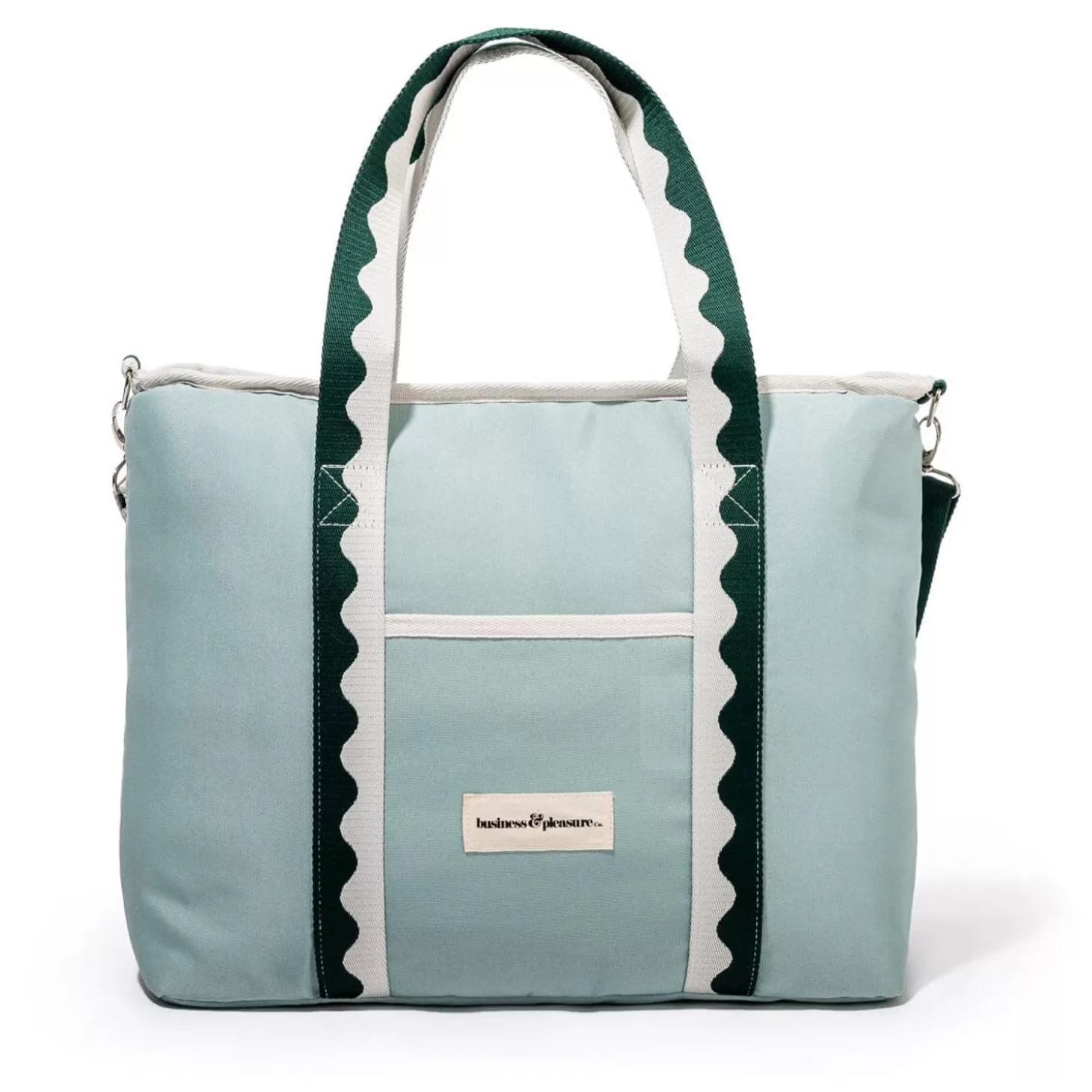 Cooler Tote Bags>Business & Pleasure Co. The Holiday Cooler Tote Bag - Rivie Green