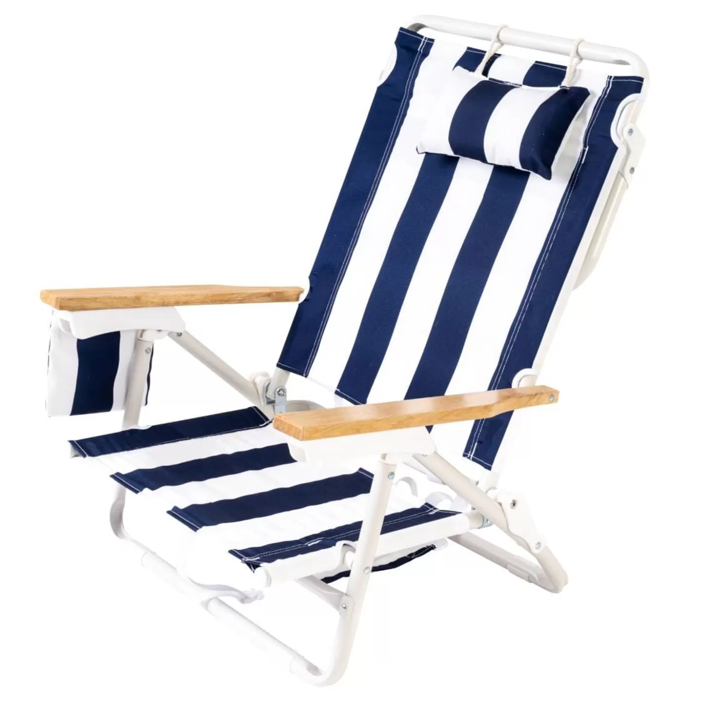 Holiday Tommy Chairs>Business & Pleasure Co. The Holiday Tommy Chair - Navy Capri Stripe