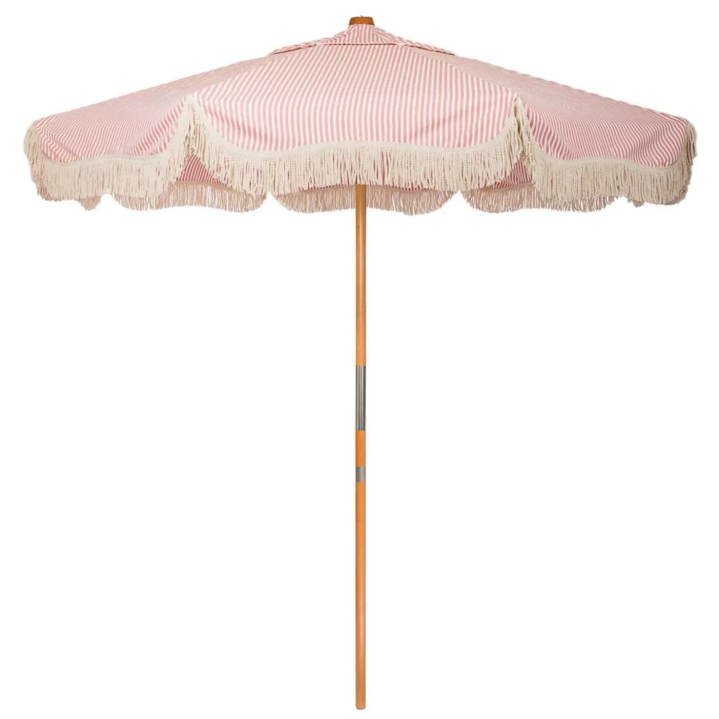 Market Umbrellas>Business & Pleasure Co. The Market Umbrella - Lauren'S Pink Stripe