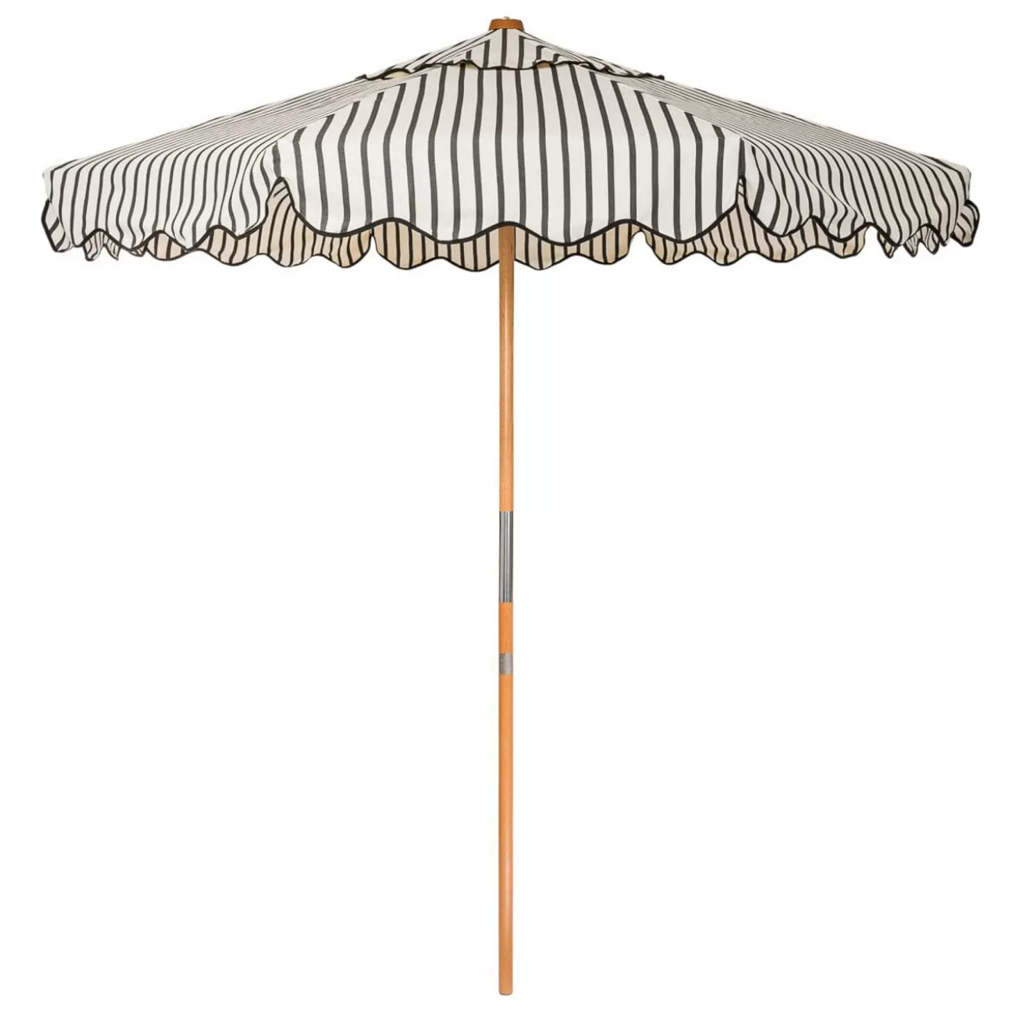 Market Umbrellas>Business & Pleasure Co. The Market Umbrella - Monaco Black Stripe