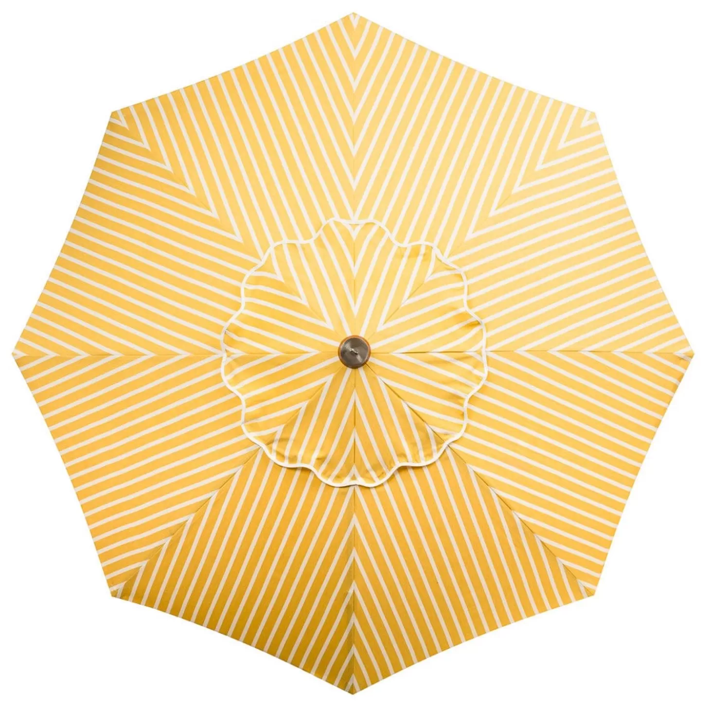 Market Umbrellas>Business & Pleasure Co. The Market Umbrella - Monaco Mimosa Stripe