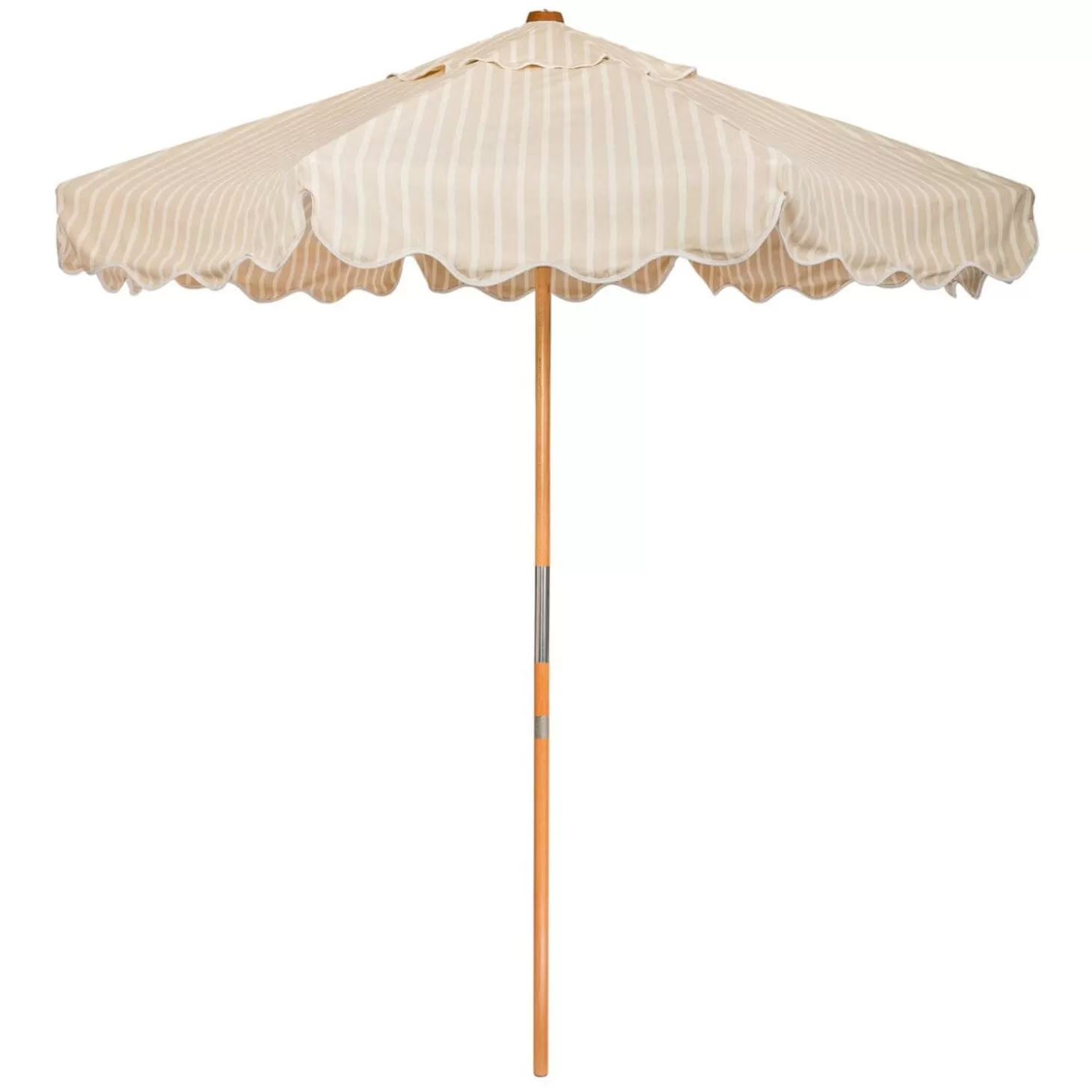 Market Umbrellas>Business & Pleasure Co. The Market Umbrella - Monaco Natural Stripe