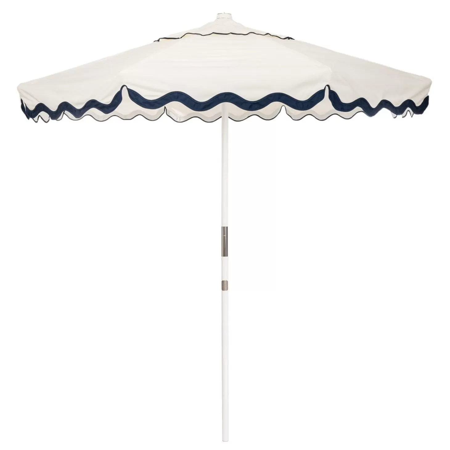 Market Umbrellas>Business & Pleasure Co. The Market Umbrella - Rivie White