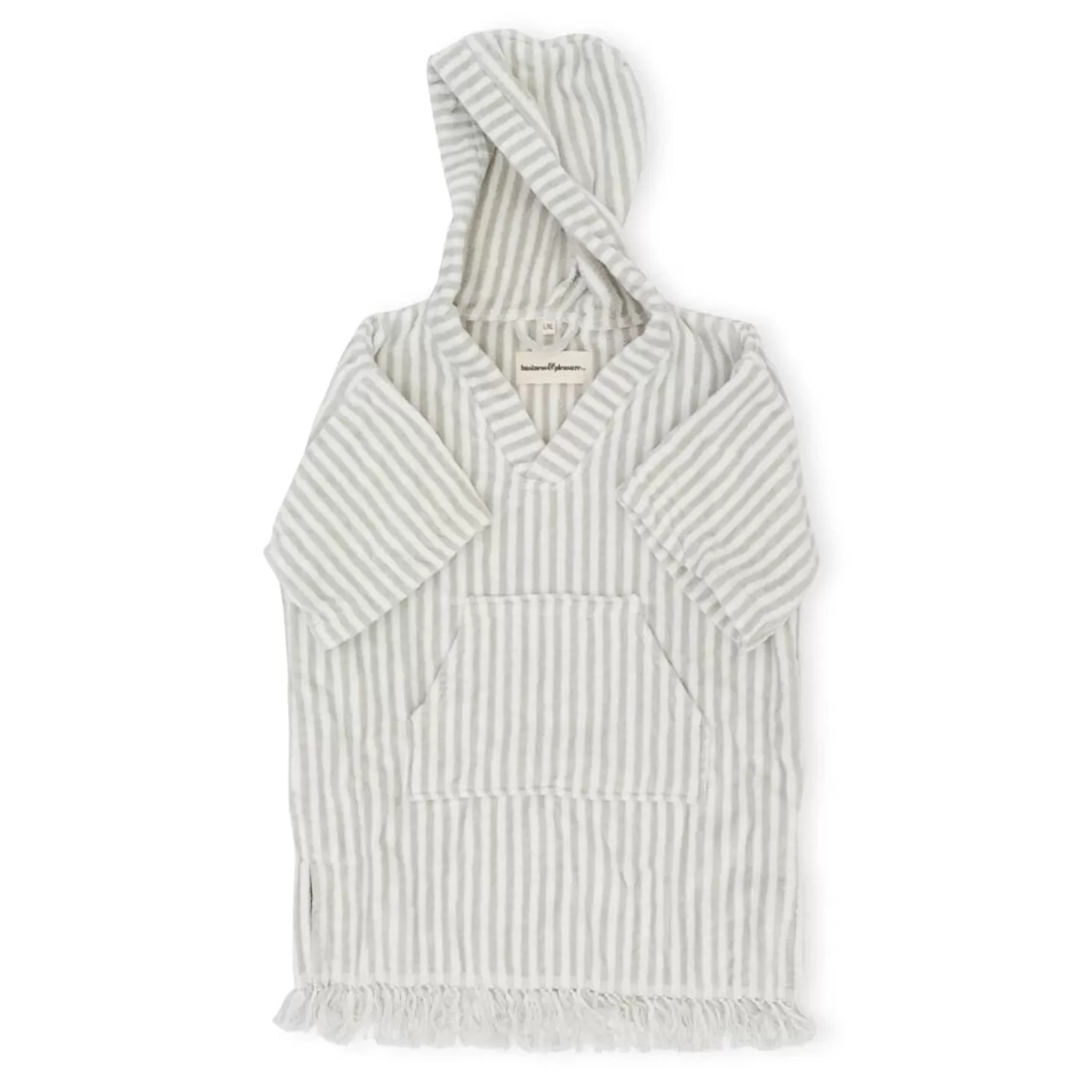 Apparel>Business & Pleasure Co. The Mini Poncho - Lauren'S Sage Stripe