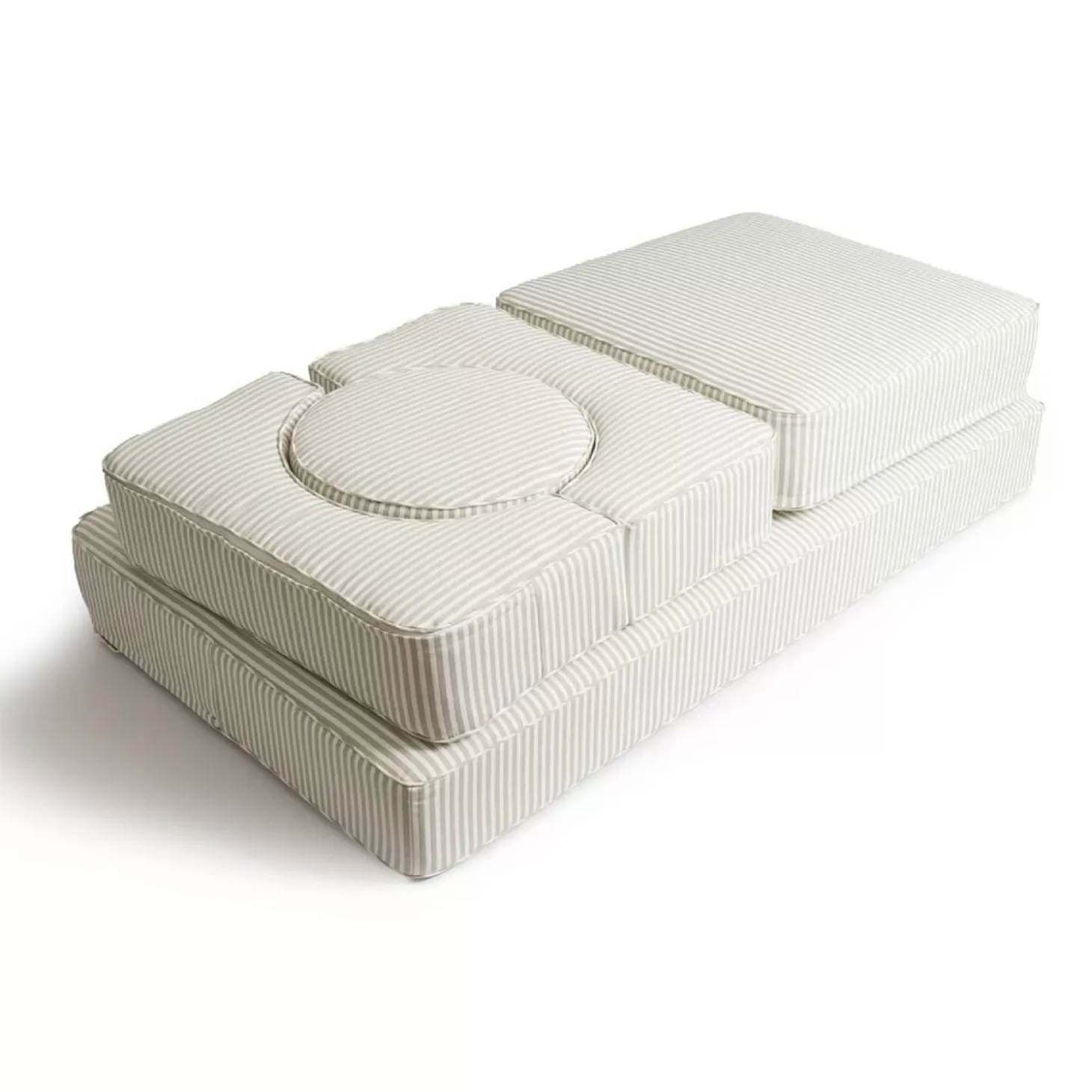 Outdoor Cushions>Business & Pleasure Co. The Modular Pillow Stack - Lauren'S Sage Stripe