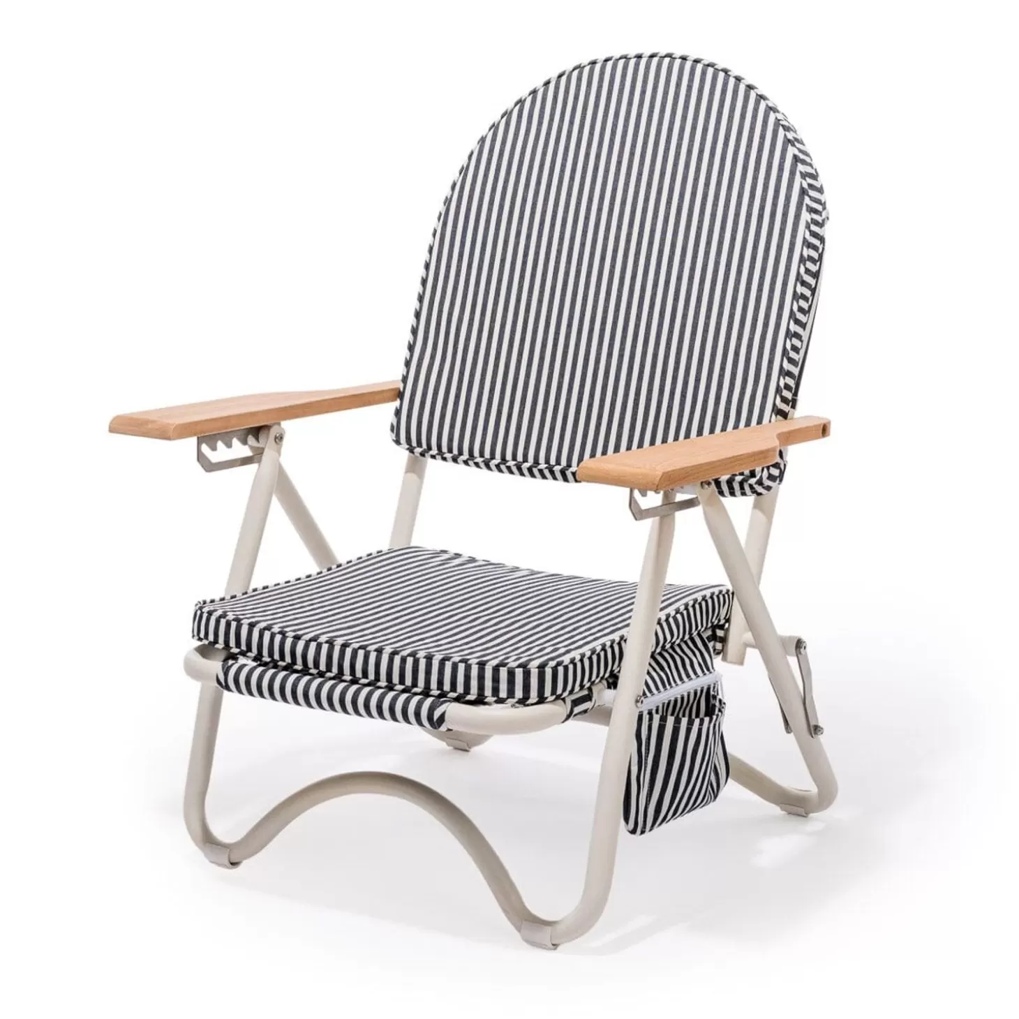 Pam Chairs>Business & Pleasure Co. The Pam Chair - Laurens Navy Stripe