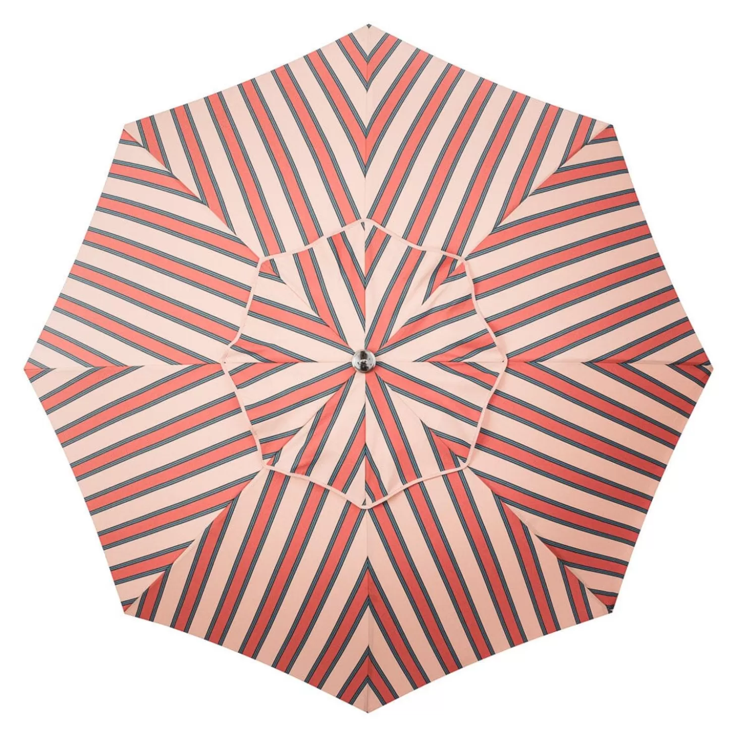 Patio Umbrellas>Business & Pleasure Co. The Patio Umbrella - Bistro Dusty Pink Stripe