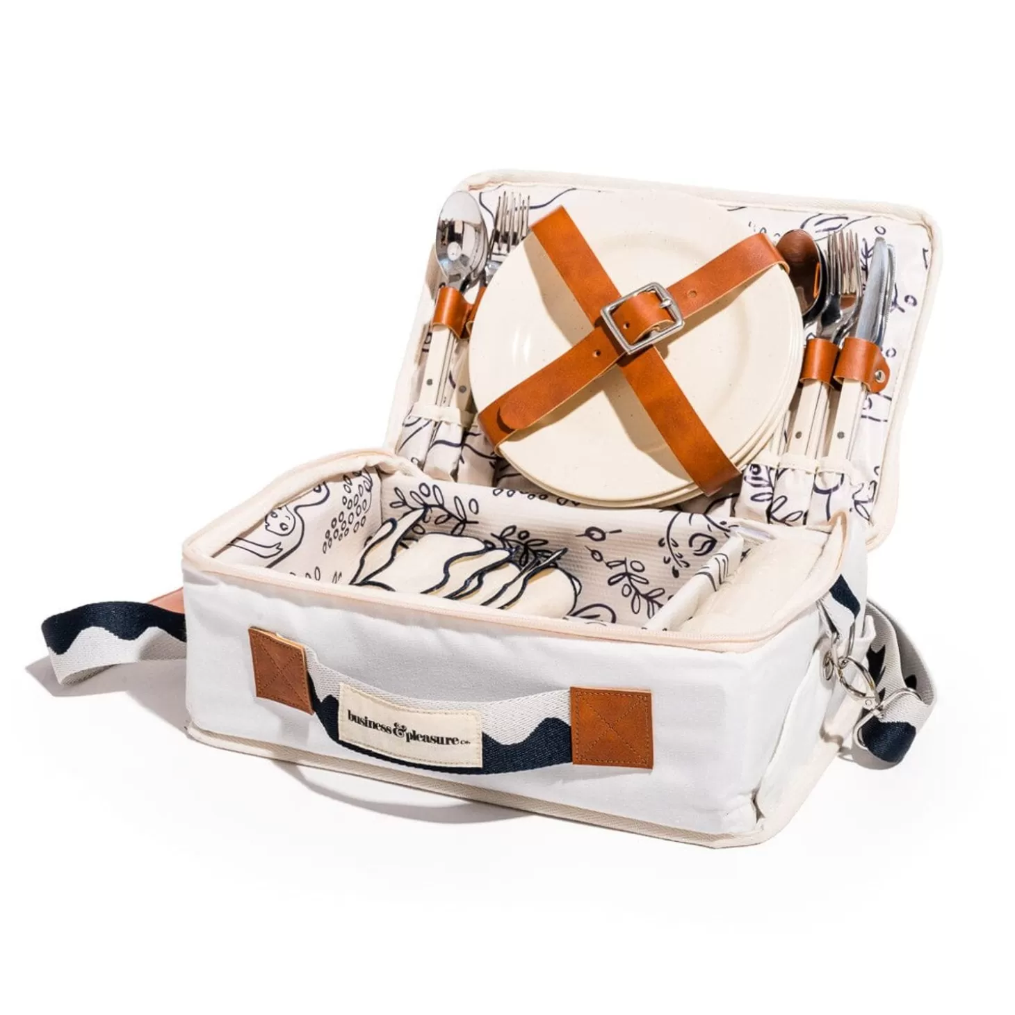 Picnic Sets>Business & Pleasure Co. The Picnic Set - Rivie White