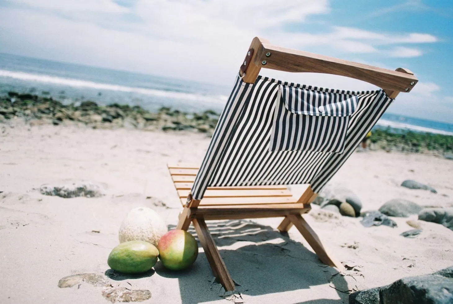 2-Piece Chairs>Business & Pleasure Co. The 2-Piece Chair - Lauren'S Navy Stripe