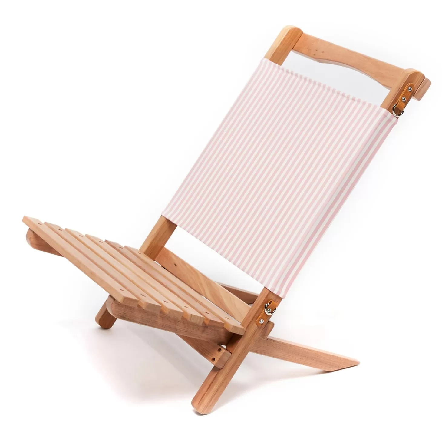 2-Piece Chairs>Business & Pleasure Co. The 2-Piece Chair - Lauren'S Pink Stripe