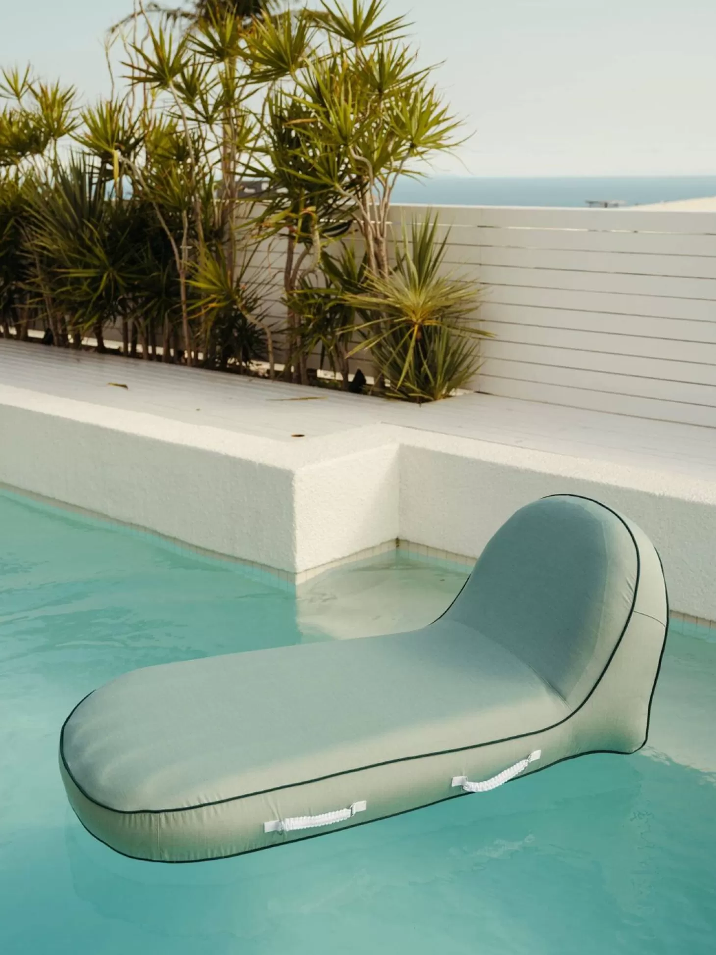 Pool Loungers>Business & Pleasure Co. The Pool Lounger - Rivie Green